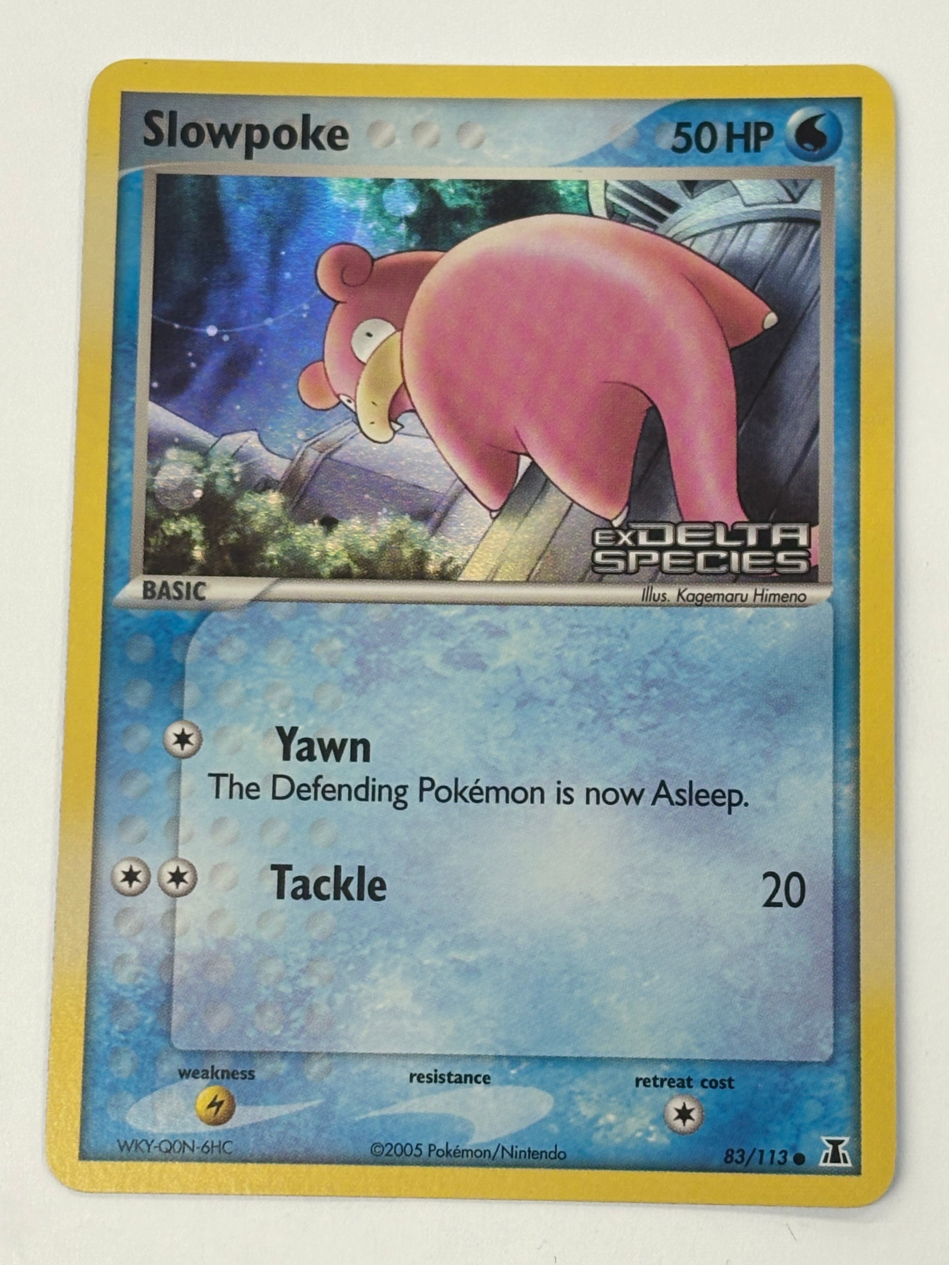 Pokémon TCG - EX Delta Species Slowpoke (EX Delta Species Stamp) 83/113 NM
