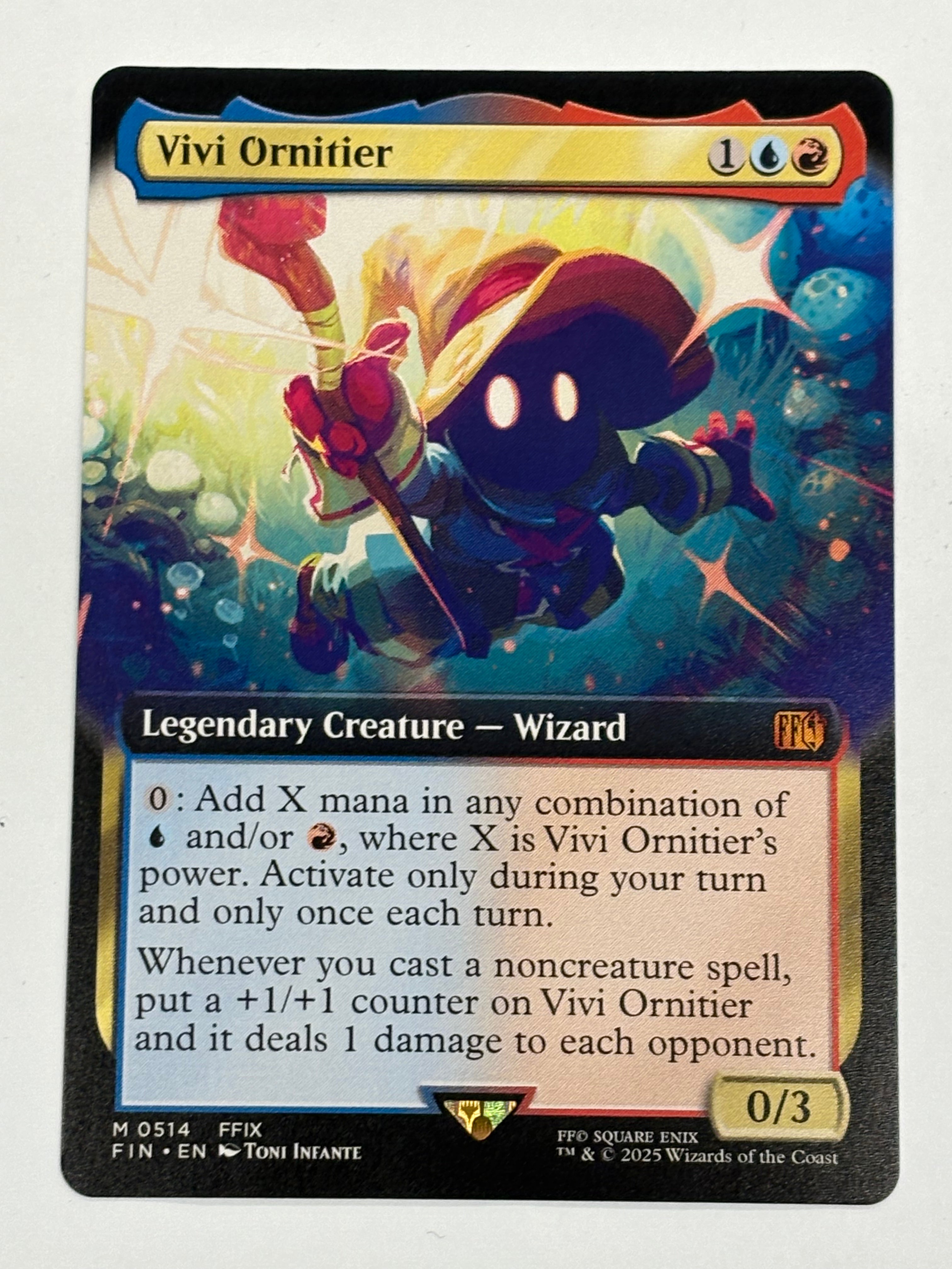 Magic the Gathering TCG - Final Fantasy Vivi Ornitier 0248 Extended Art NM