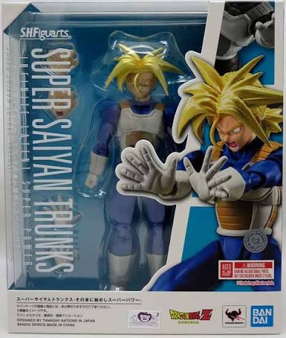 Bandai Dragon Ball Z Super Saiyan Trunks Infinite Latent Super Power Action Figure