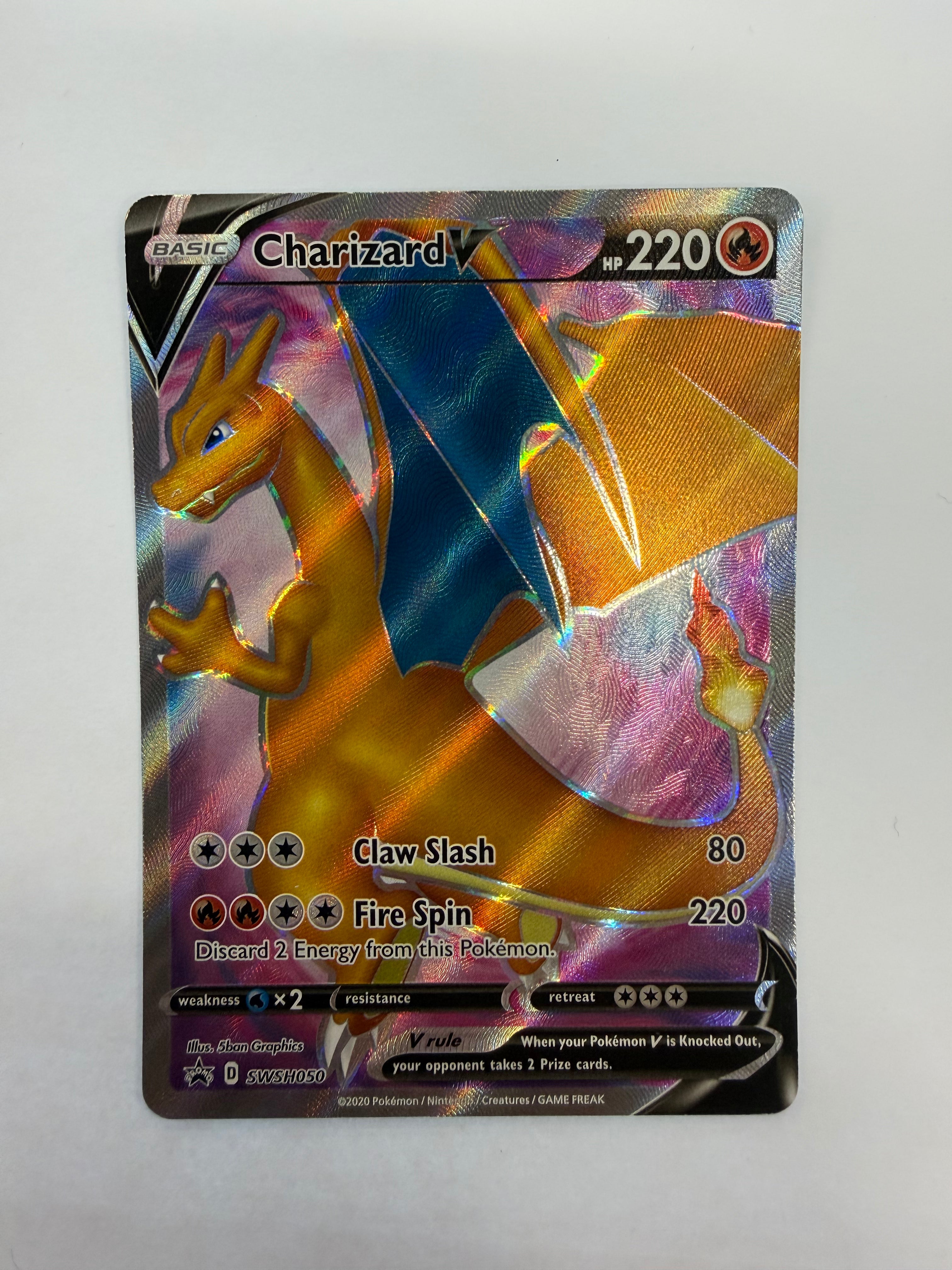 Pokemon TCG - Sword & Shield Promo Cards Charizard SWSH050 NM