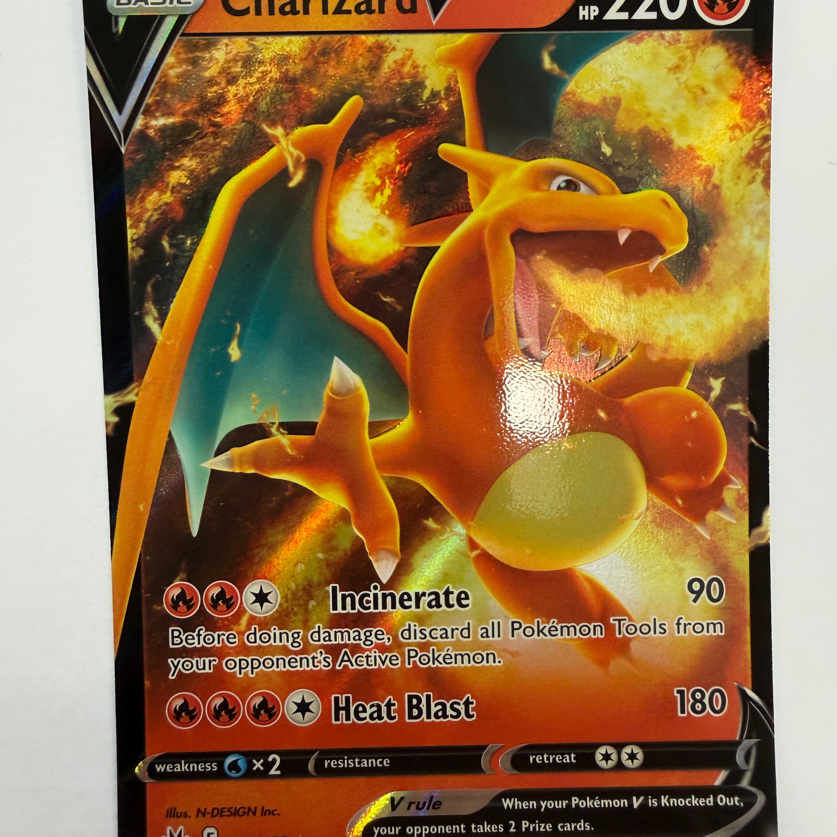 Pokemon TCG - Crown Zenith Charizard V 018/159 NM