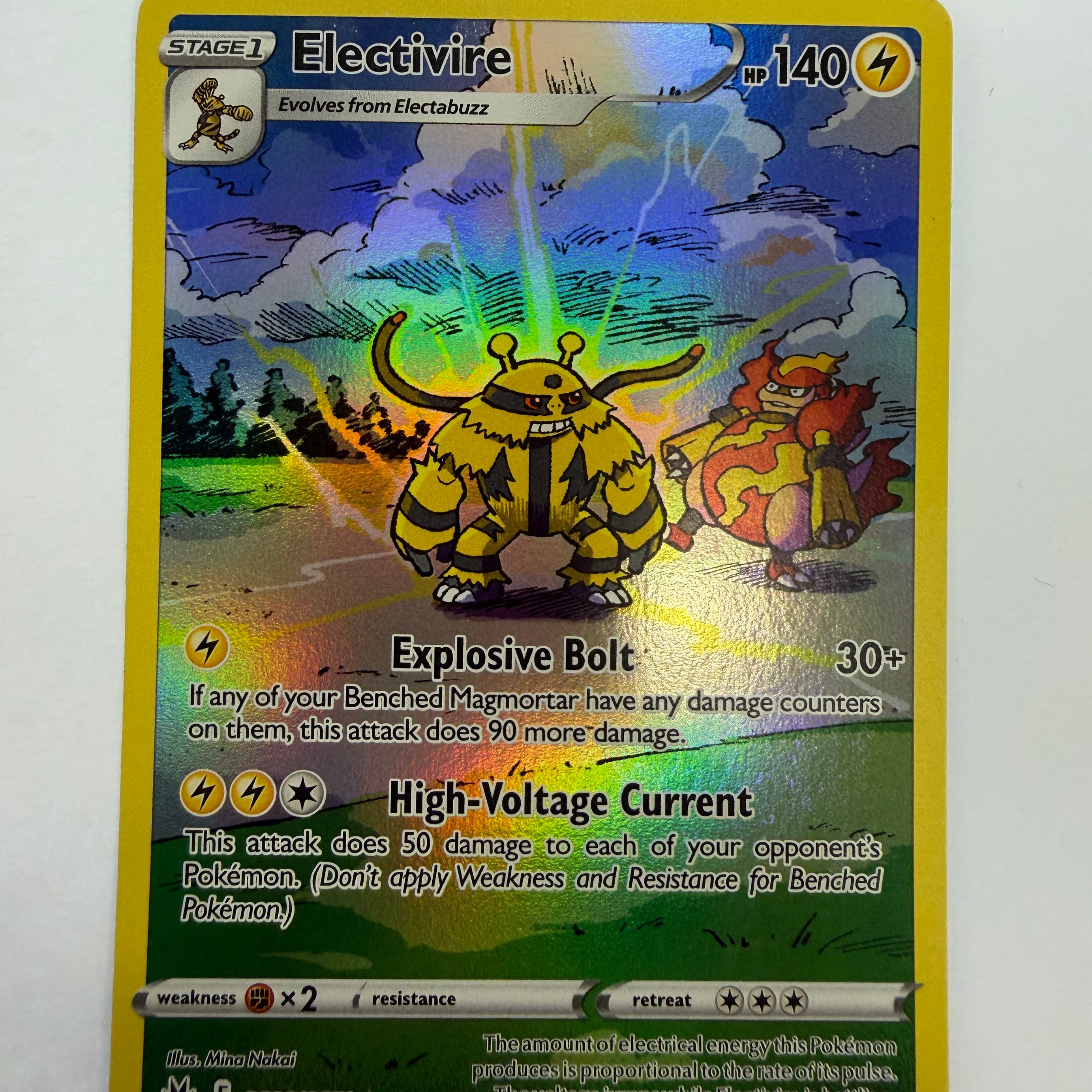 Pokemon TCG - Crown Zenith: Galarian Gallery Electivire GG08/GG70 NM