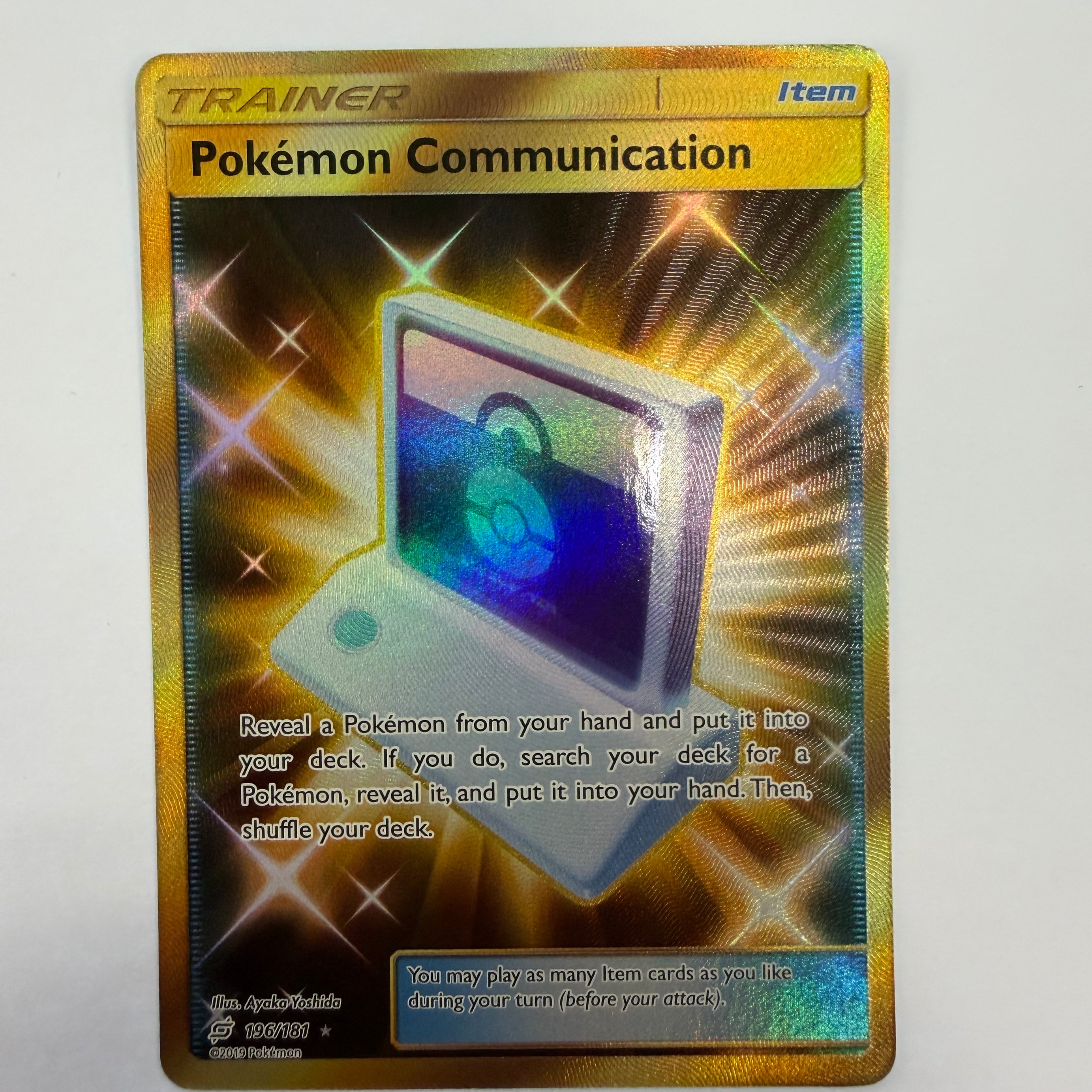 Pokémon TCG - Team Up Pokémon Communication 196/181 NM