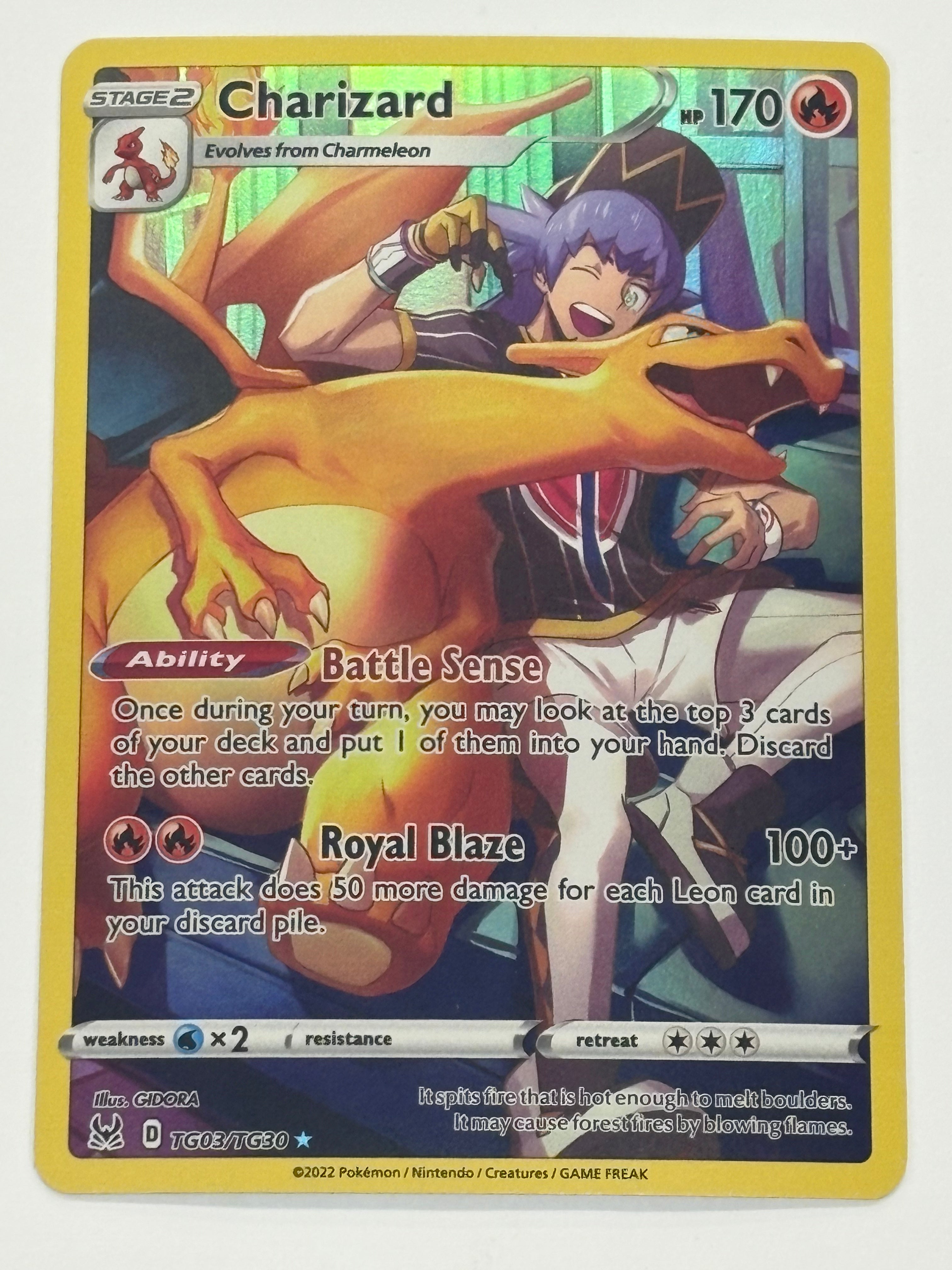 Pokémon TCG - Lost Origin Charizard TG03/TG30 NM