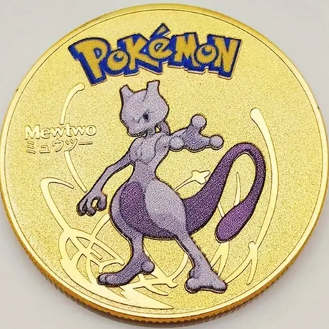 Pokèmon Mewtwo Gold Metal Coin