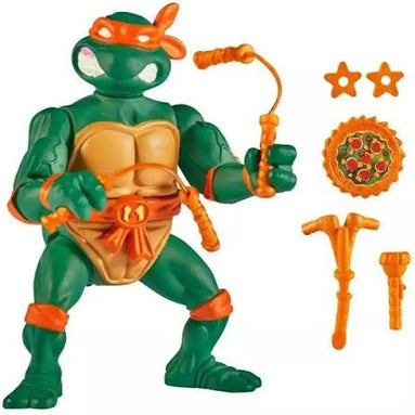 Playmates Teenage Mutant Ninja Turtles Michelangelo with Storage Shell Action Figure