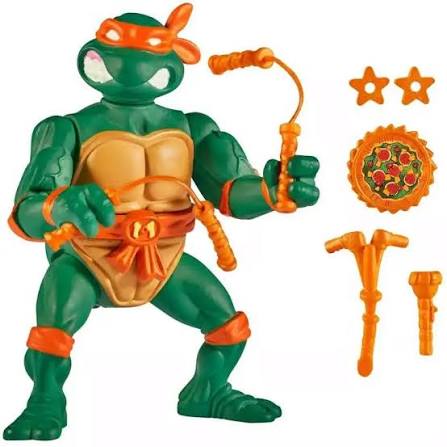 Playmates Teenage Mutant Ninja Turtles Michelangelo with Storage Shell Action Figure