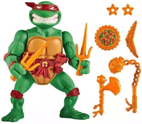 Playmates Teenage Mutant Ninja Turtles Raphael with Storage Shell Action Figure