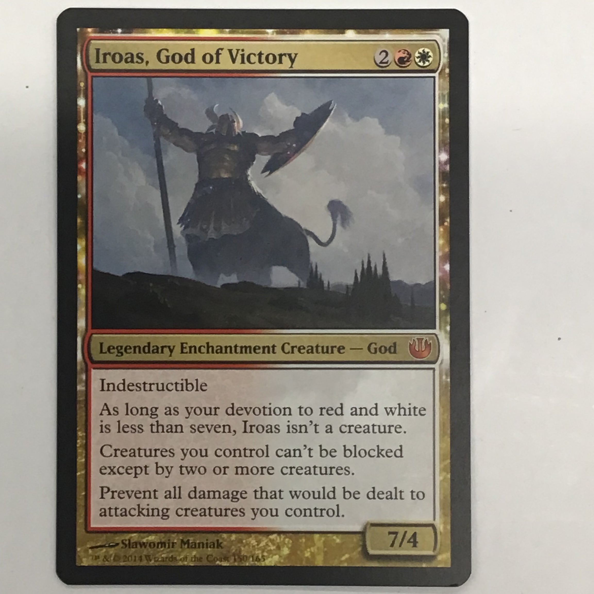 Magic the Gathering TCG - Journey into Nyx Iroas, God of Victory 150/165 NM