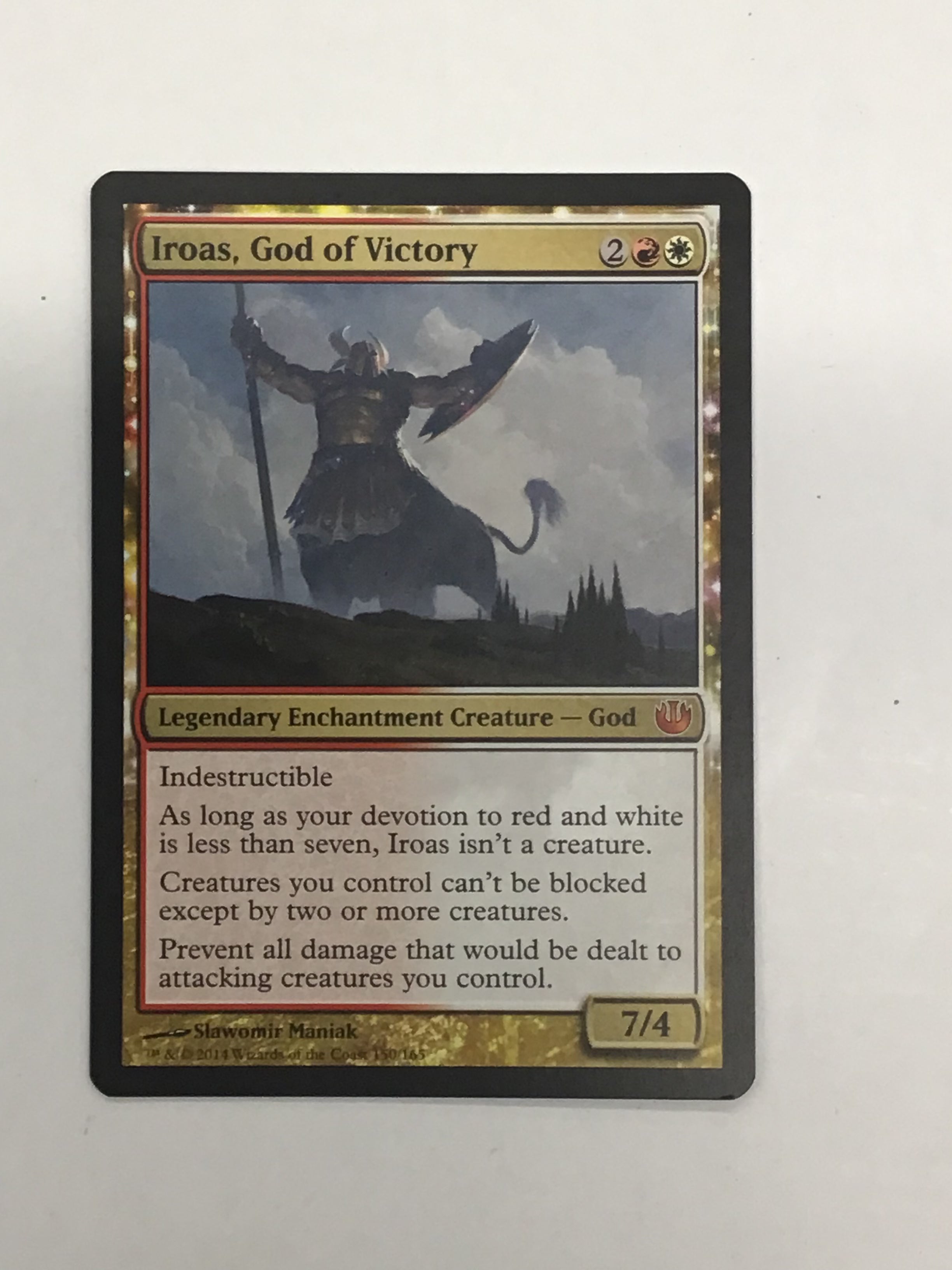 Magic the Gathering TCG - Journey into Nyx Iroas, God of Victory 150/165 NM