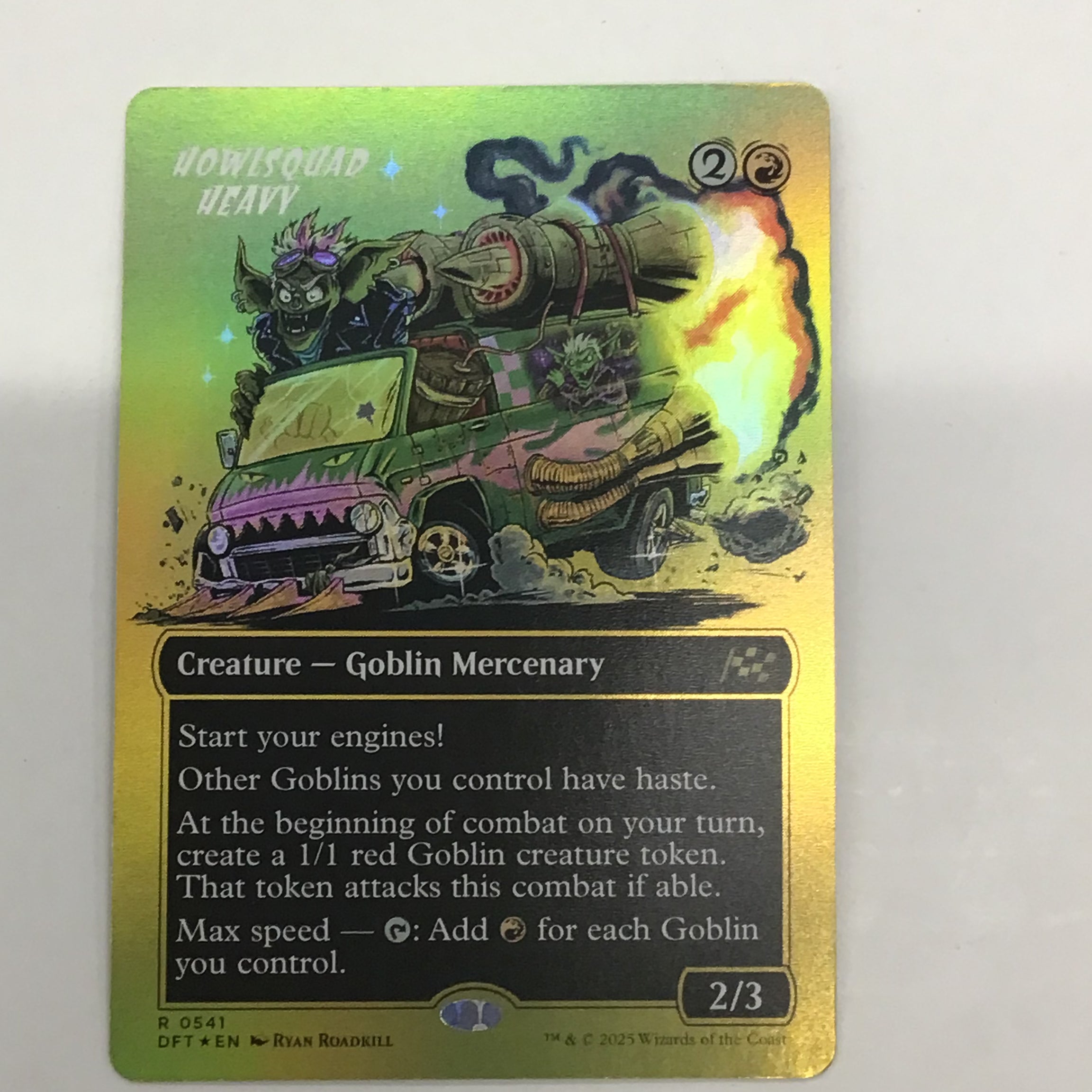Magic the Gathering TCG - Aetherdrift Howlsquad Heavy (First Place Foil) 541 NM