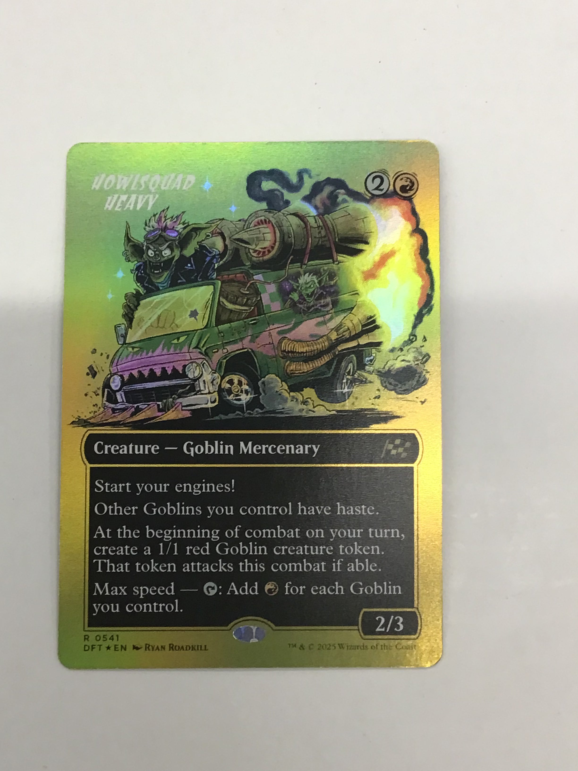 Magic the Gathering TCG - Aetherdrift Howlsquad Heavy (First Place Foil) 541 NM