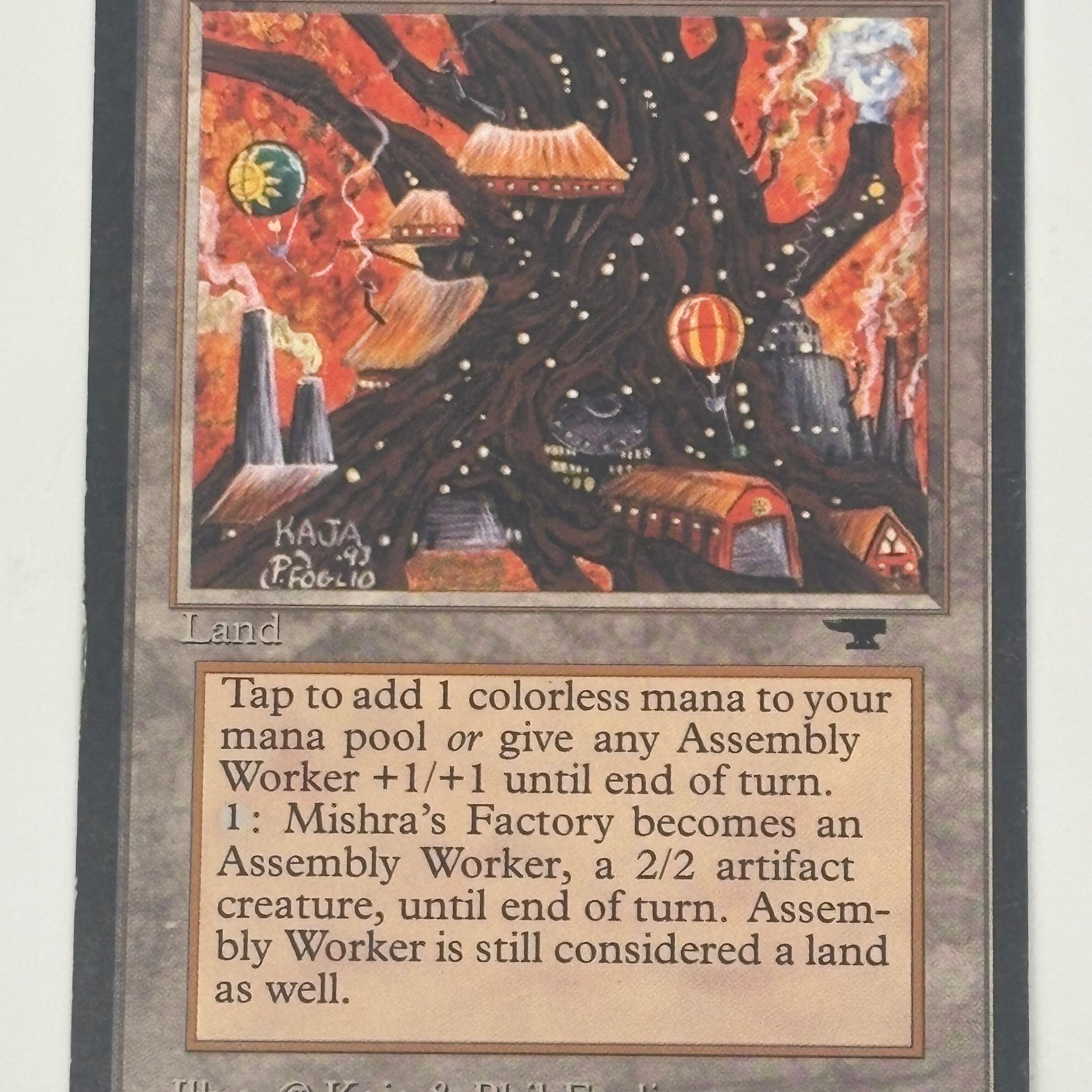 Magic the Gathering TCG - Antiquities Mishra's Factory (Fall) LP