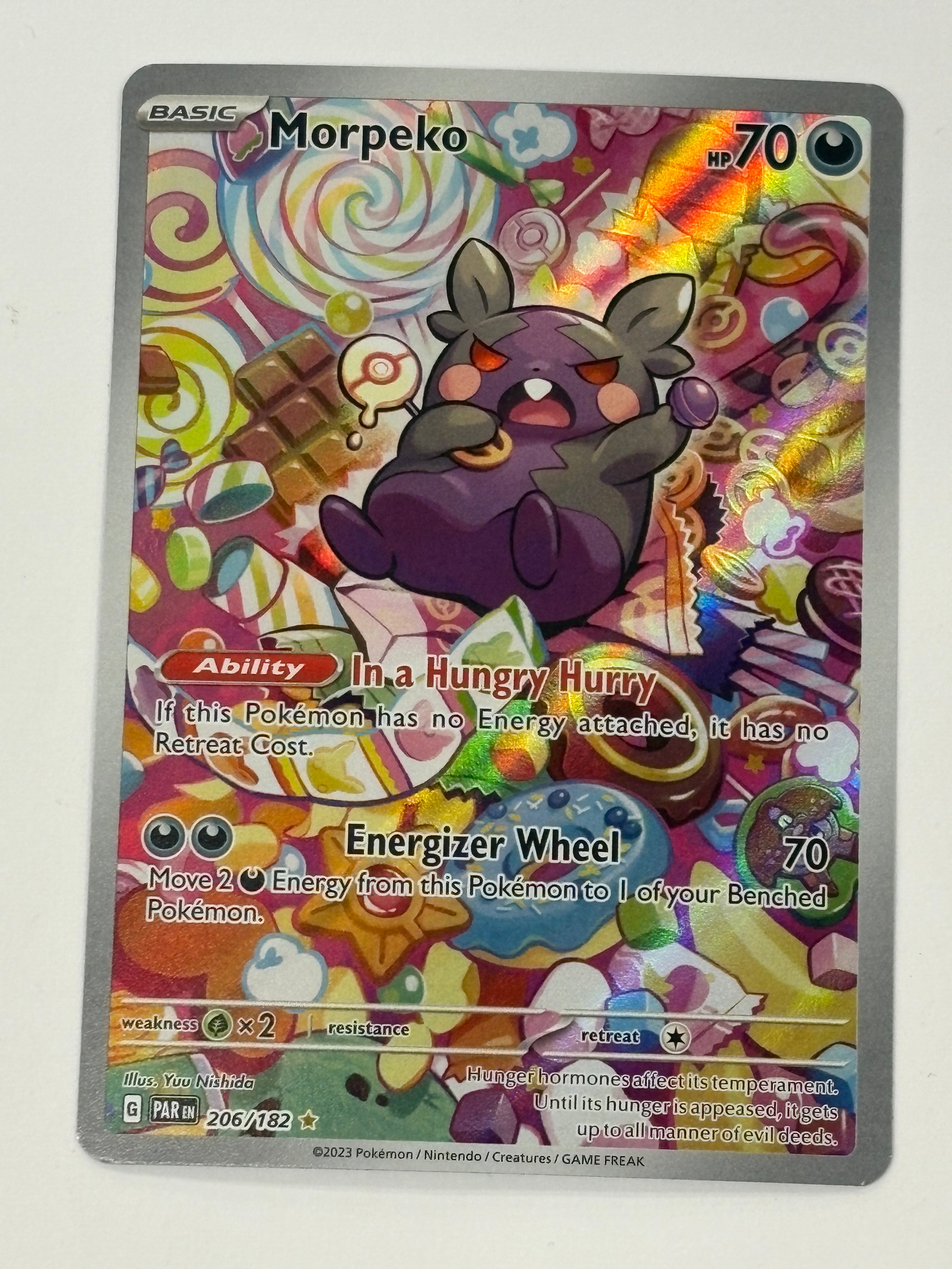 Pokémon TCG - Paradox Rift Morpeko 206/182 NM