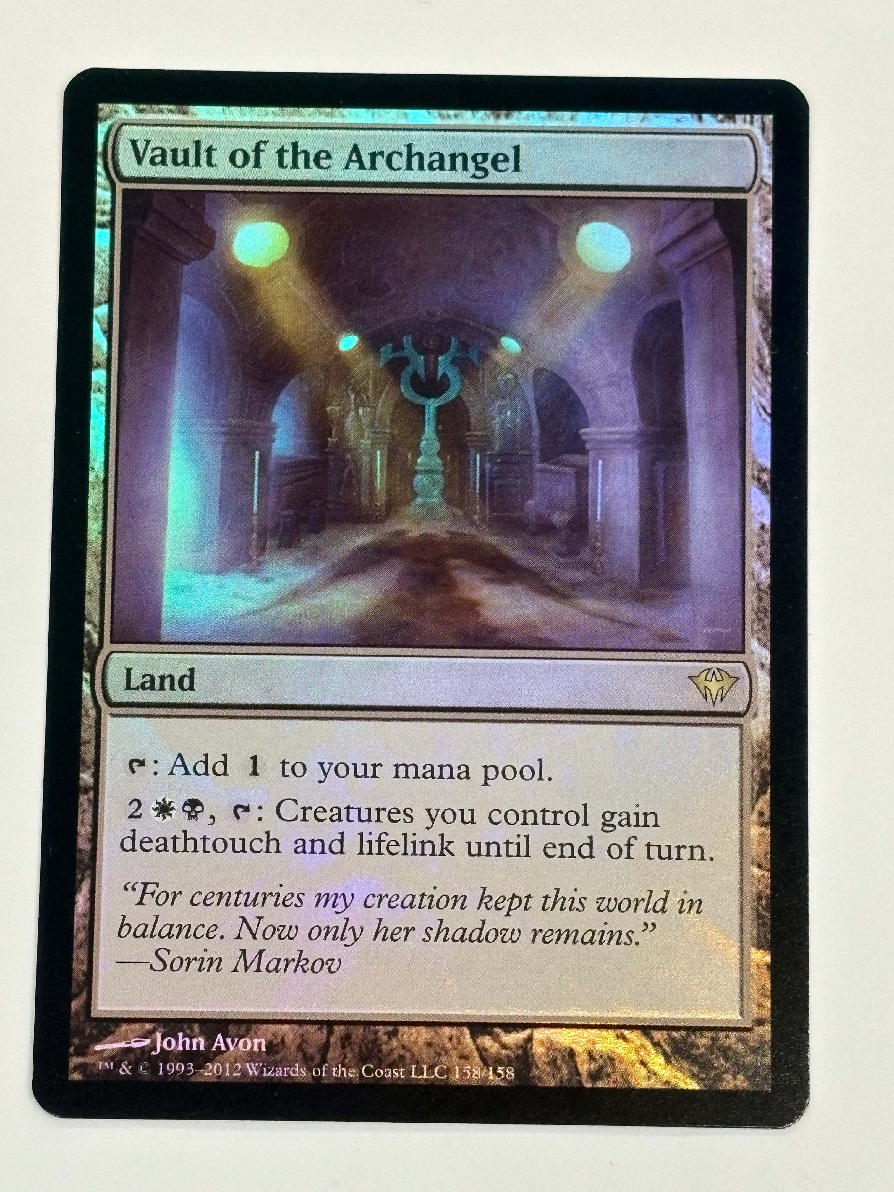 Magic the Gathering TCG - Dark Ascension Vault of the Archangel 158/158 (Foil) NM