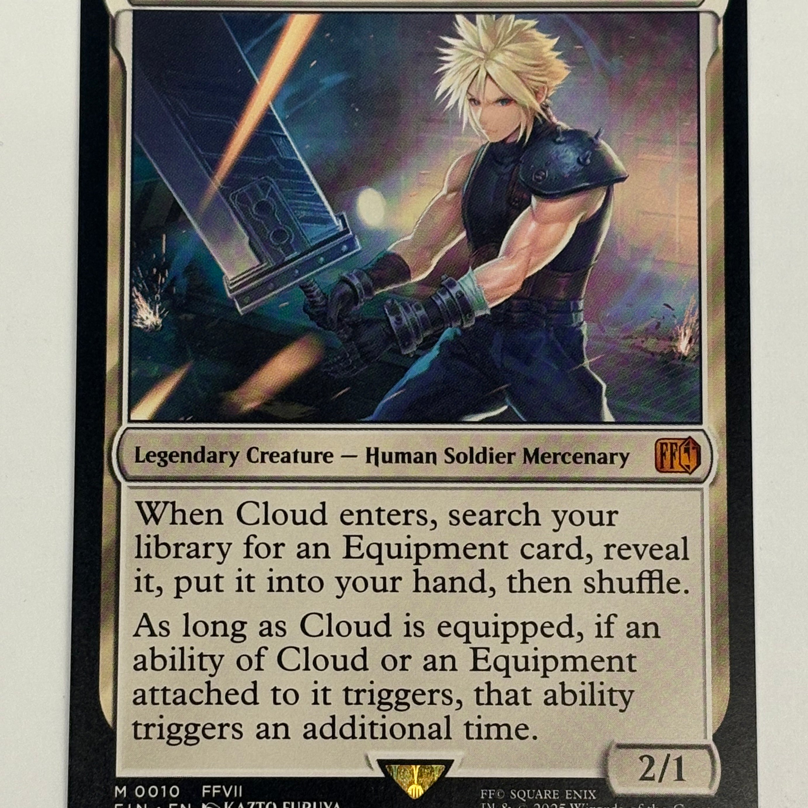Magic The Gathering TCG - Final Fantasy Cloud, Midgar Mercenary 010 NM