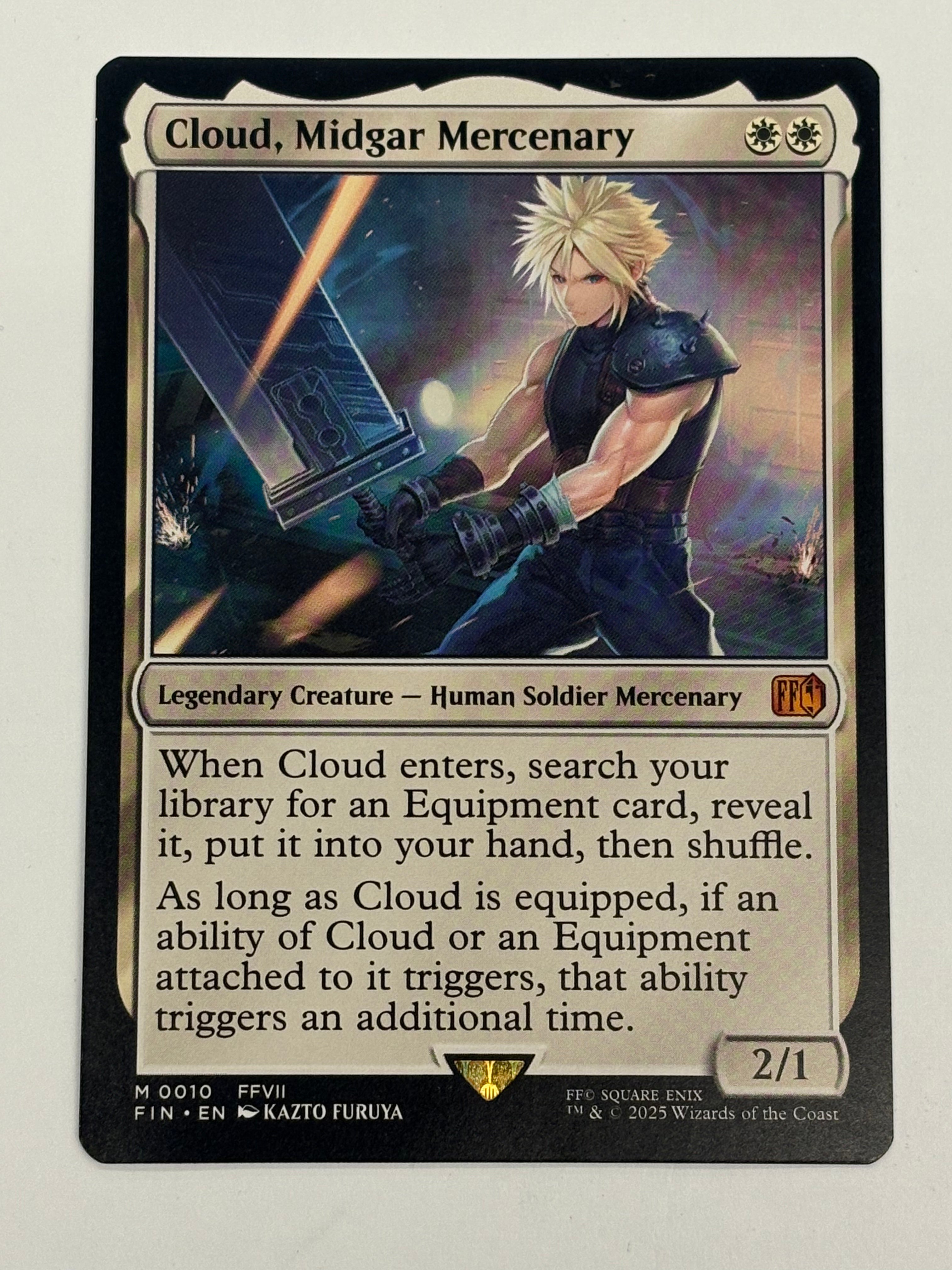 Magic The Gathering TCG - Final Fantasy Cloud, Midgar Mercenary 010 NM