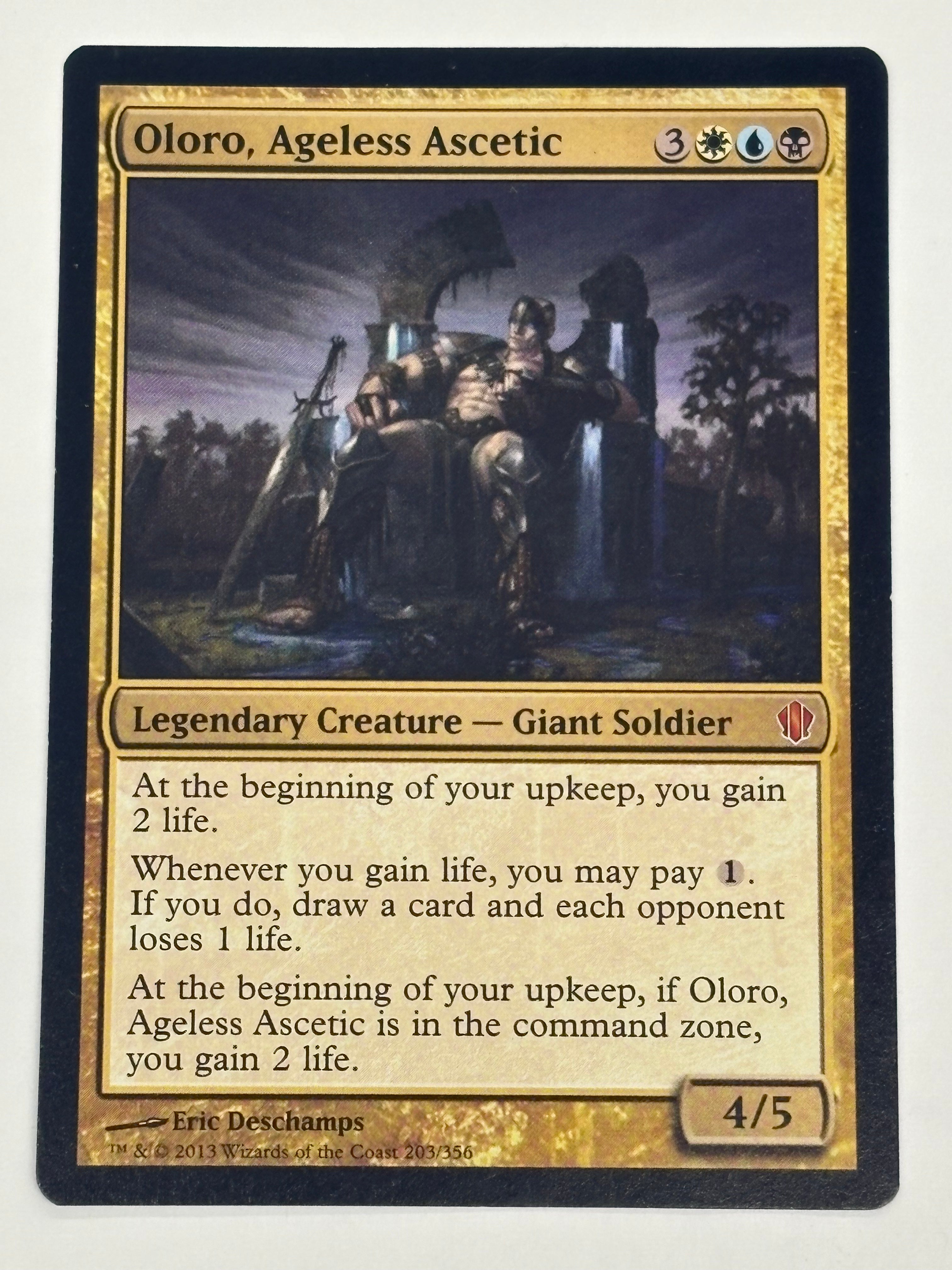 Magic The Gathering TCG - Commander 2013 Oloro, Ageless Ascetic 203/356