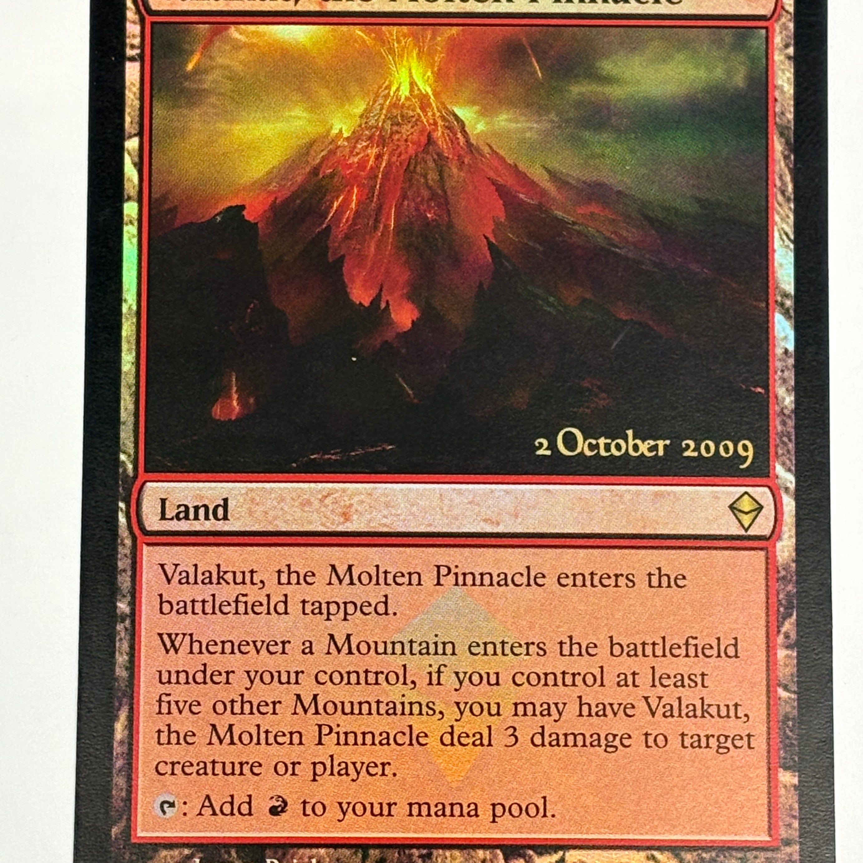 Magic the Gathering TCG - Launch Party & Release Event Promos Valakut, the Molten Pinnacle (Foil) 228/249 NM