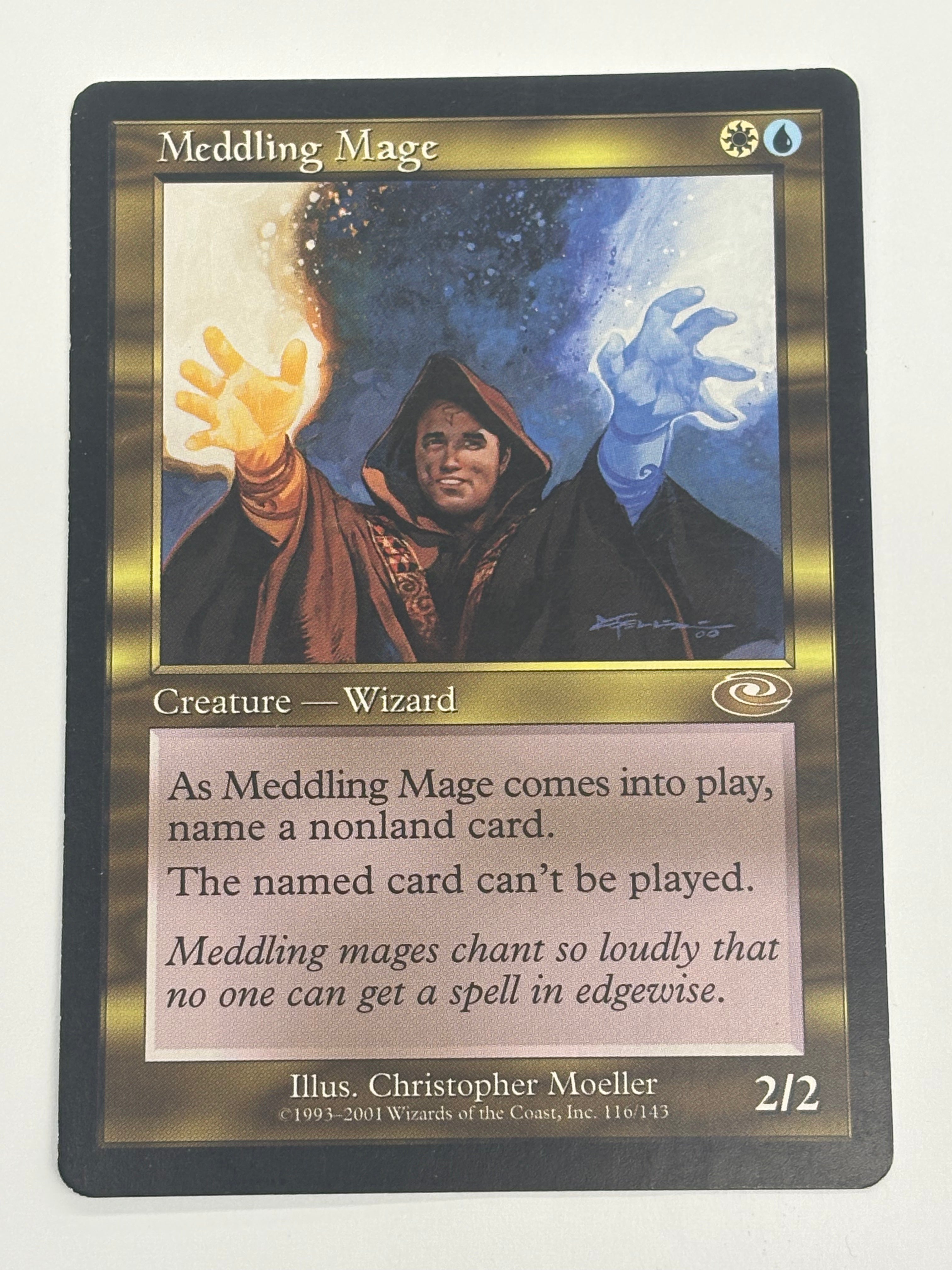Magic the Gathering TCG - Planeshift Meddling Mage 116/143 LP