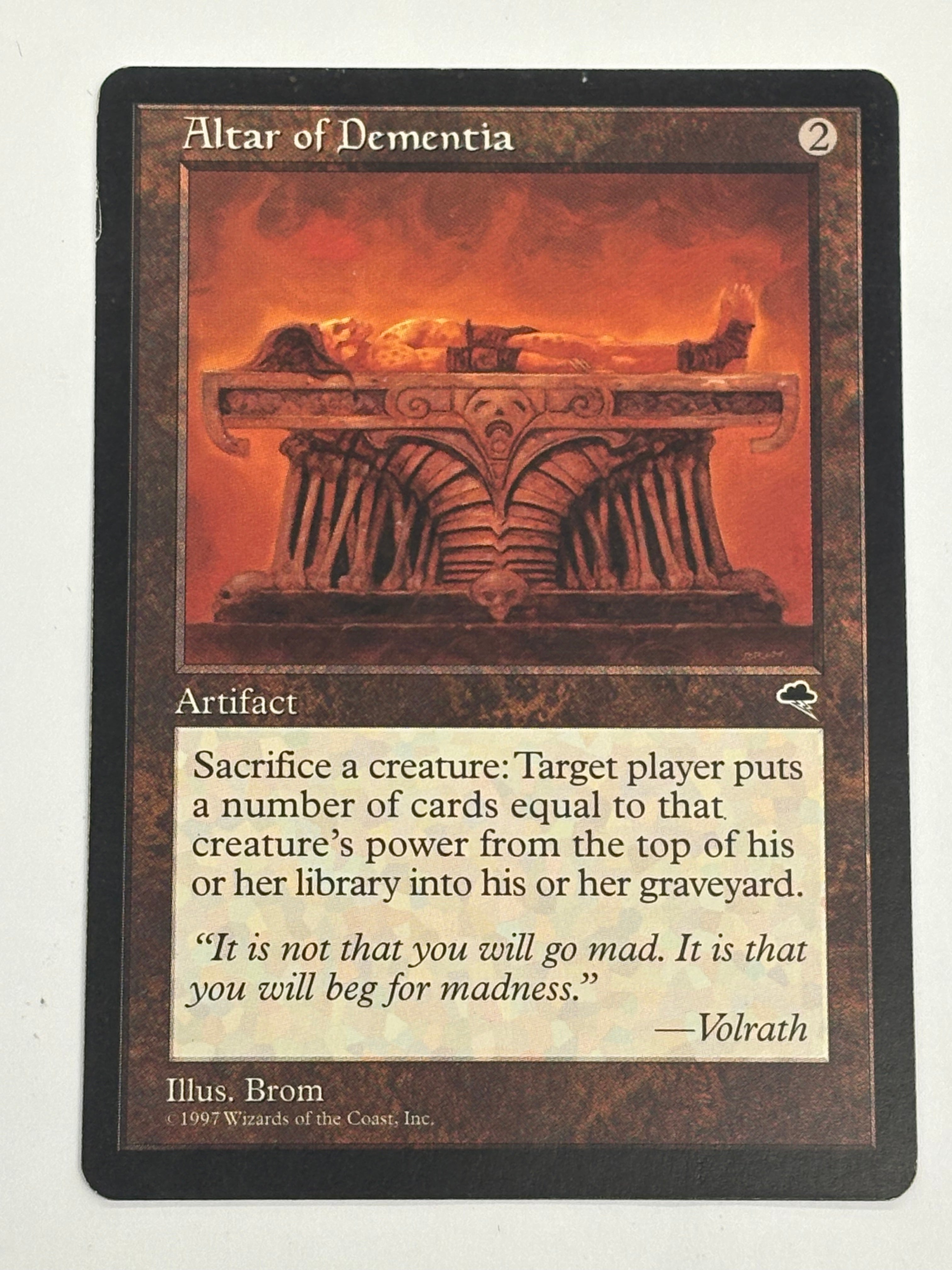 Magic the Gathering TCG - Tempest Altar of Dementia #276 LP