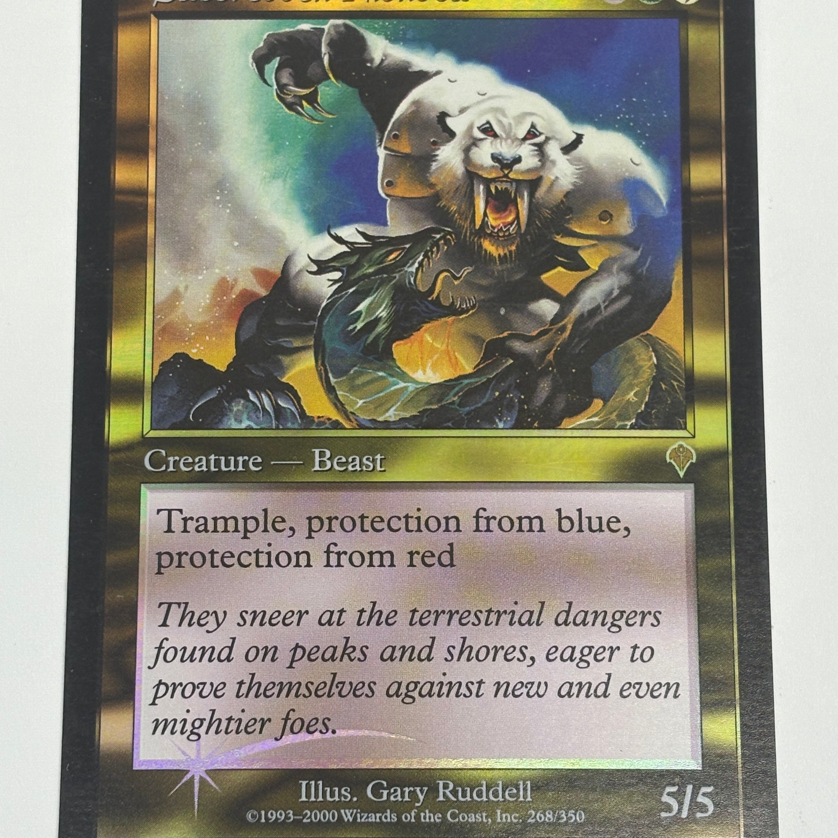 Magic the Gathering TCG - Invasion Sabertooth Nishoba (Foil) 268/350 NM