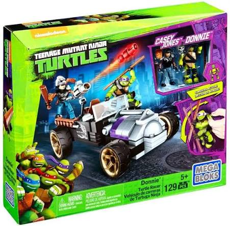 Mega Bloks Teenage Mutant Ninja Turtles Donnie Turtle Racer DMX52