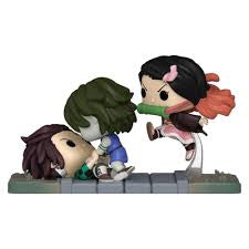 Funko Pop! Animation Demon Slayer Tanjiro & Nezuko vs. Temple Demon Hot Topic Exclusive #1419