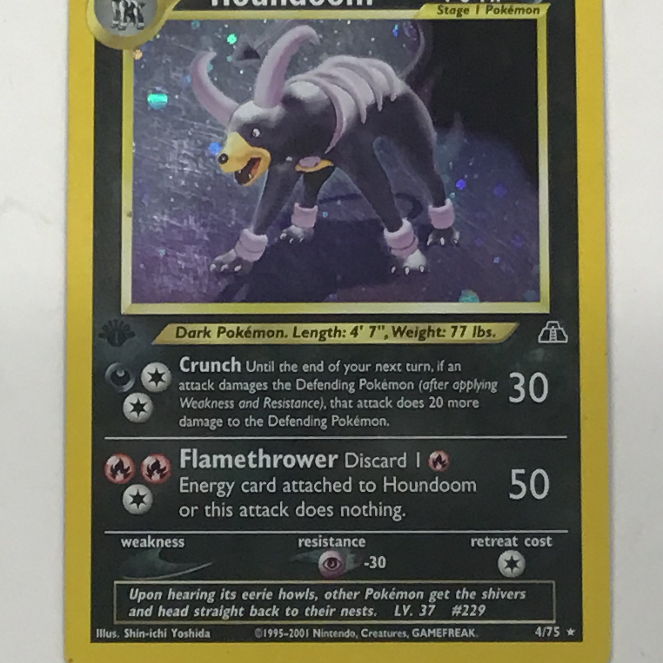 Pokémon TCG - Neo Discovery 1st Edition Houndoom Holo 4/75 MP