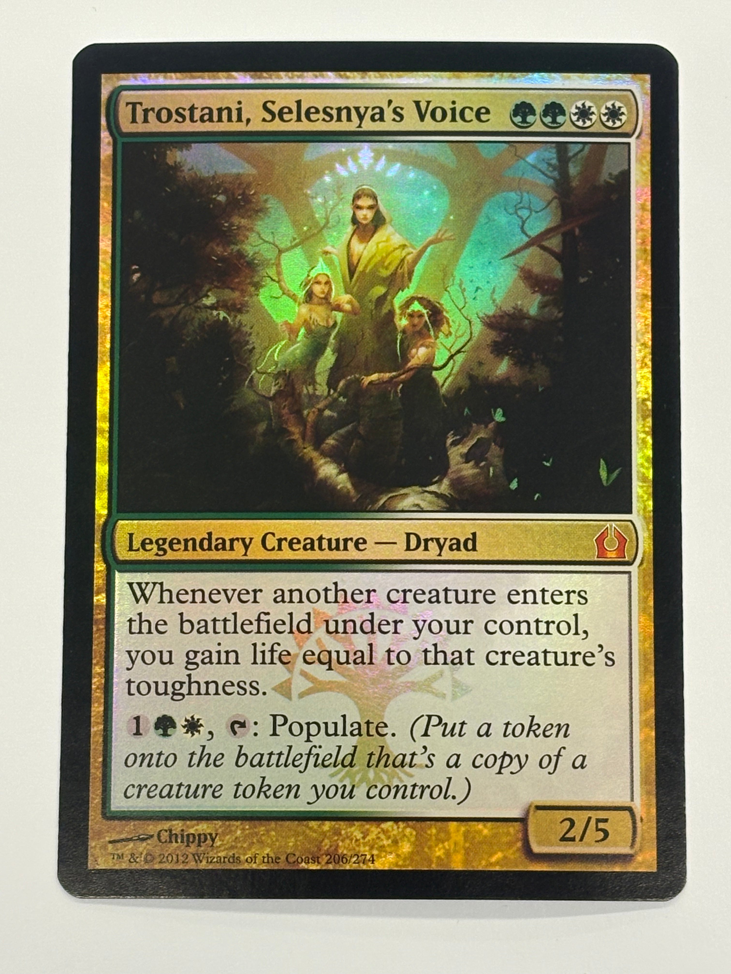 Magic the Gathering TCG - Return to Ravnica Trostani, Selesnya's Voice (Foil) 206/274 NM