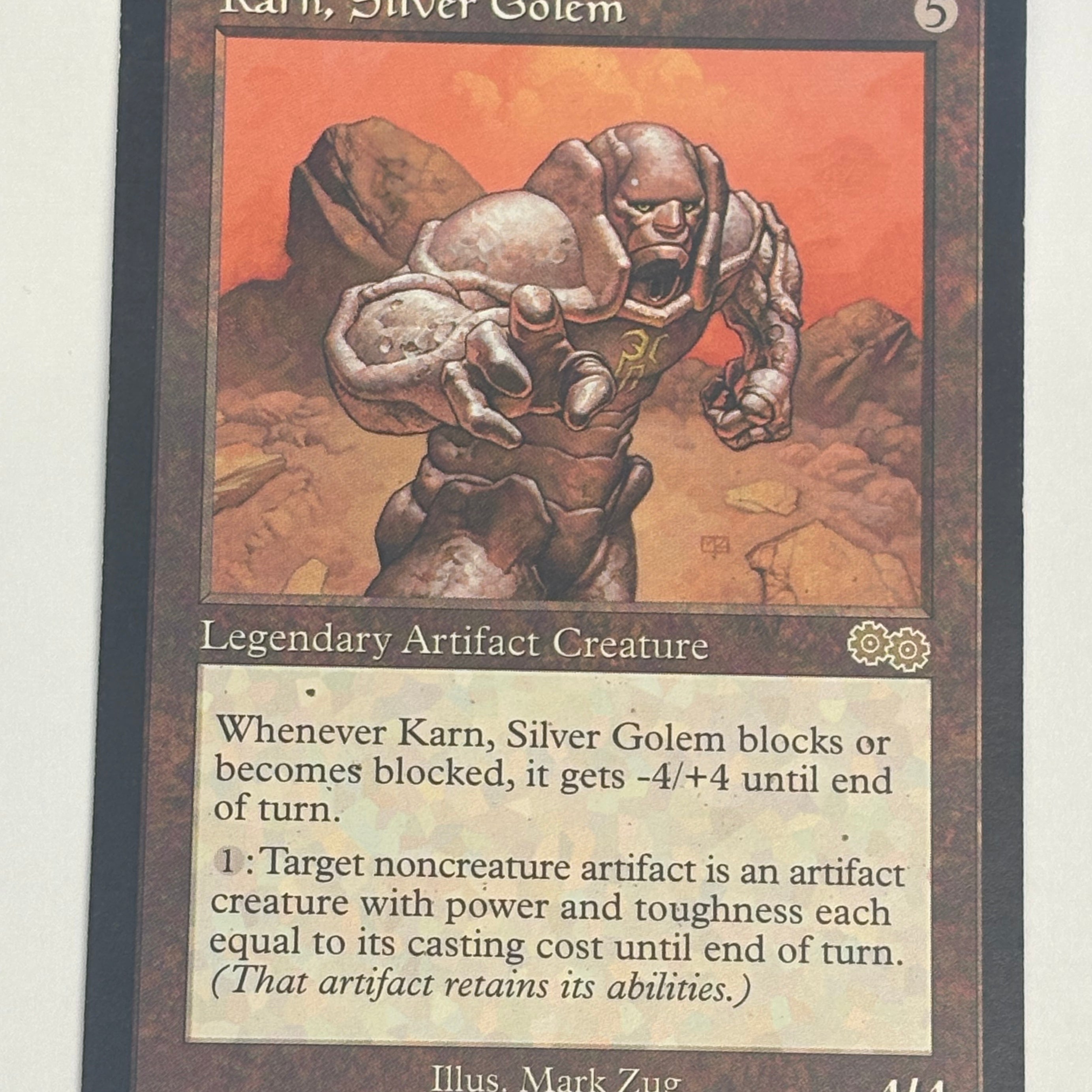 Magic the Gathering TCG - Urza’s Saga Karn, Silver Golem 298/350 NM