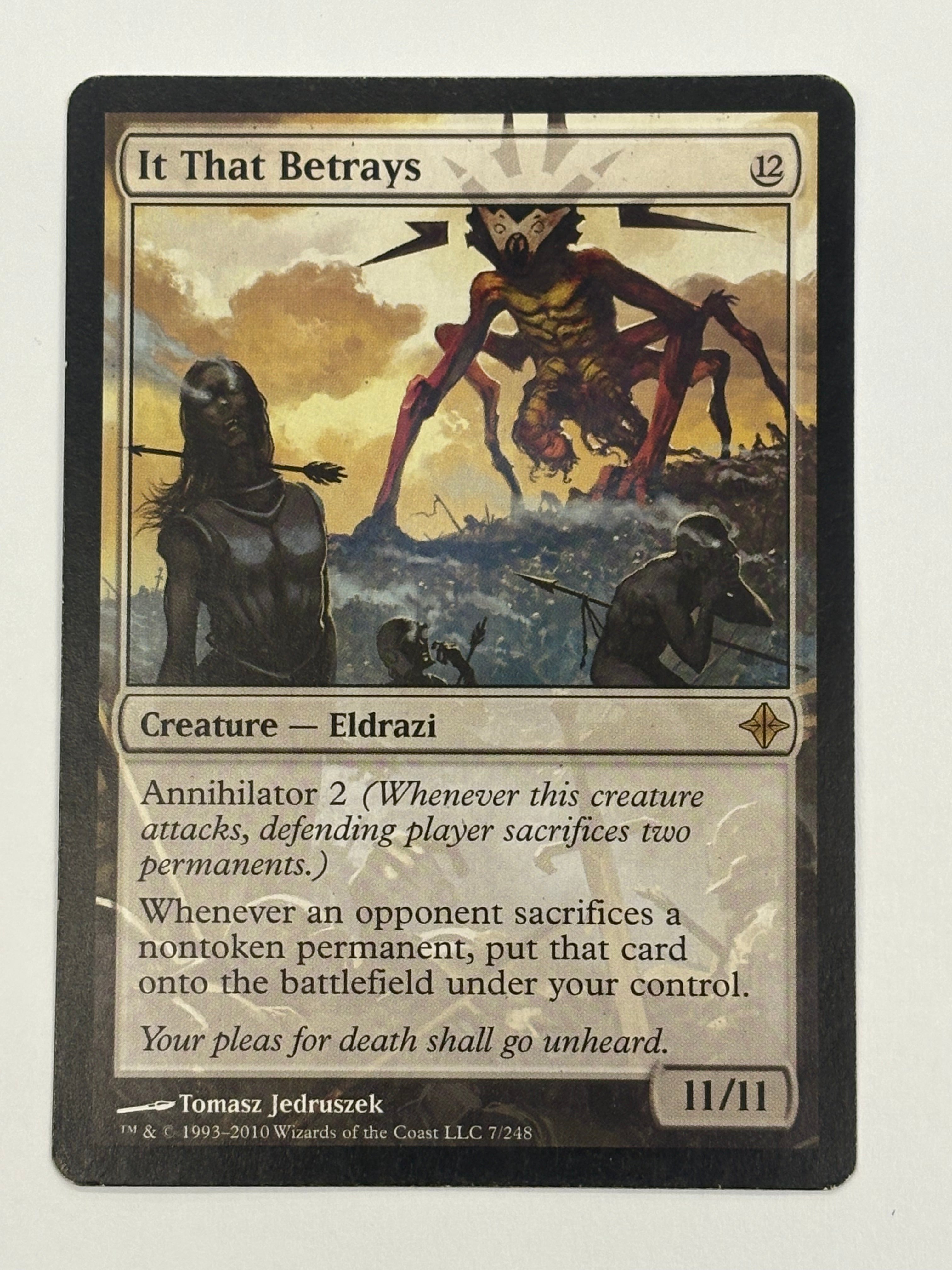 Magic the Gathering TCG - Rise of the Eldrazi It That Betrays 7/248 LP