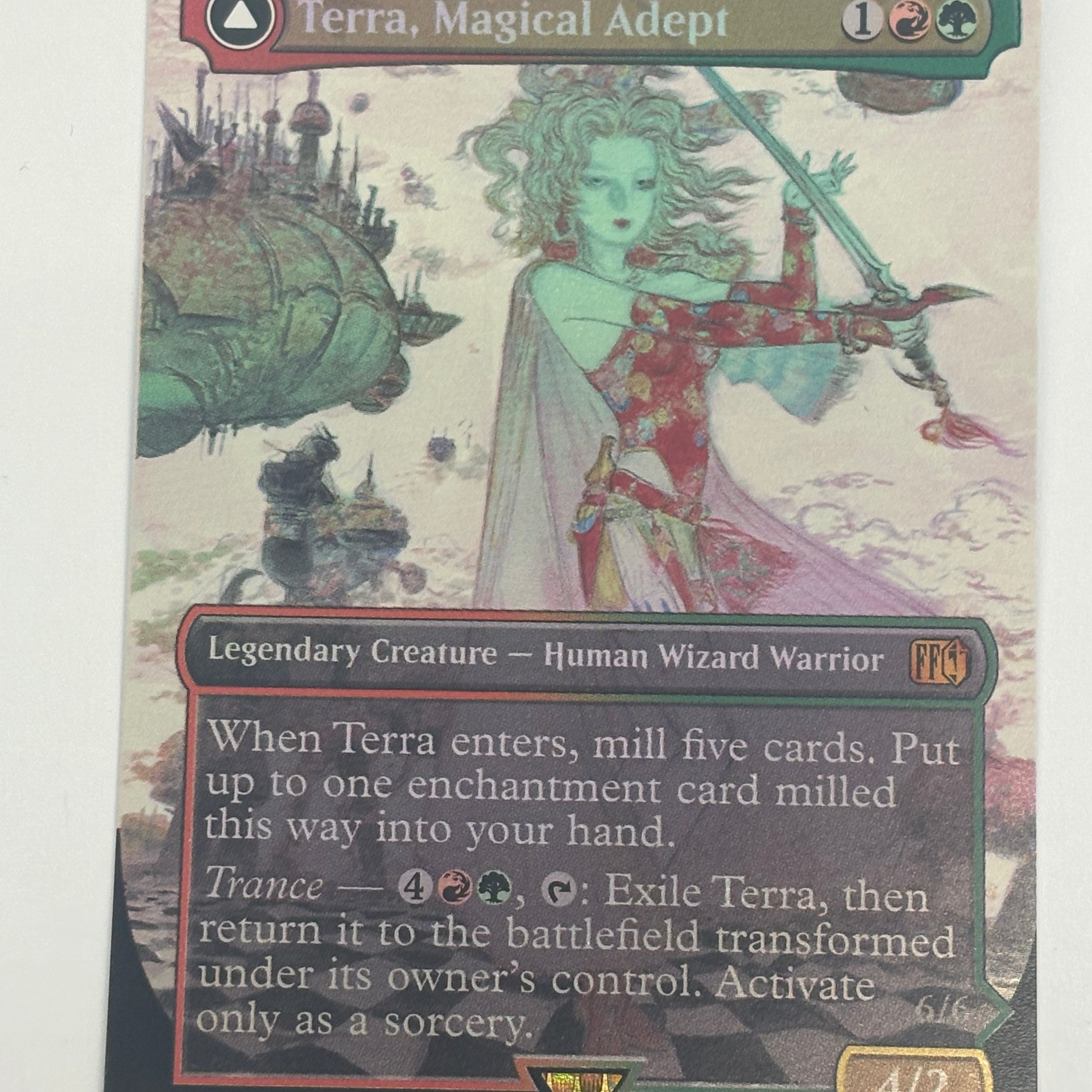 Magic The Gathering TCG - Final Fantasy Terra, Magical Adept (Showcase) 323 Foil NM