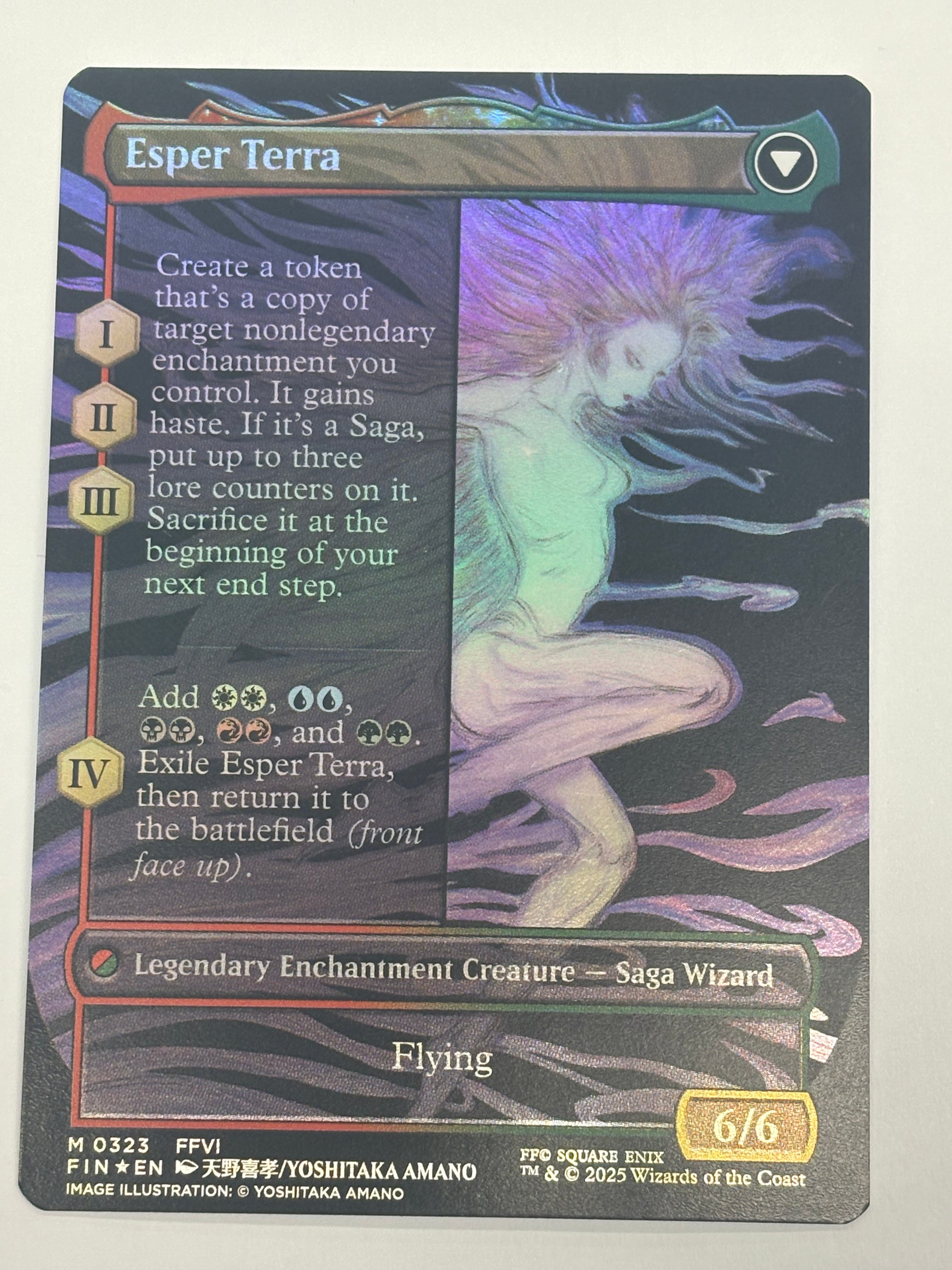 Magic The Gathering TCG - Final Fantasy Terra, Magical Adept (Showcase) 323 Foil NM