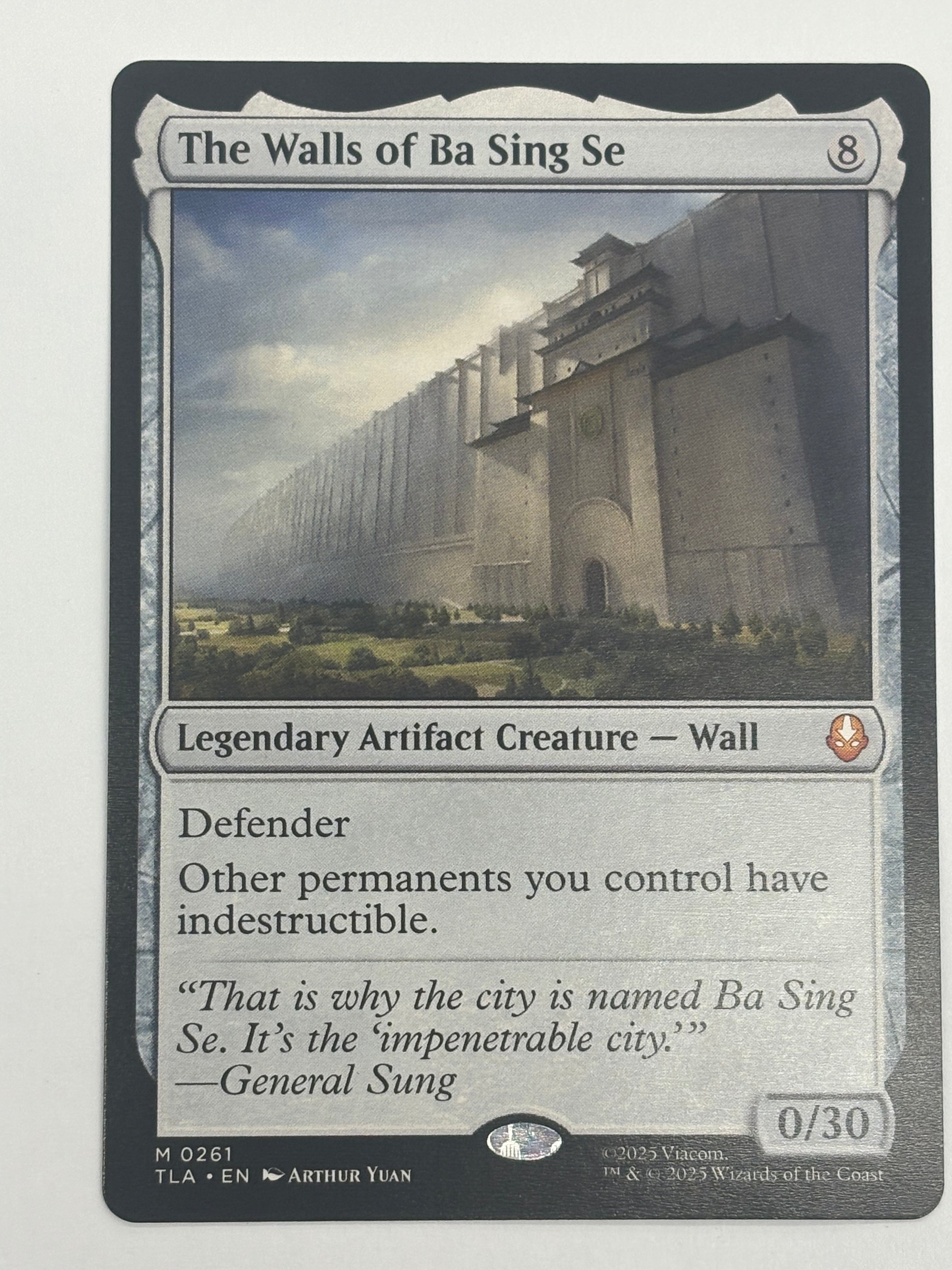 Magic The Gathering TCG - Avatar the Last Airbender The Walls of Ba Sing Se 261 NM