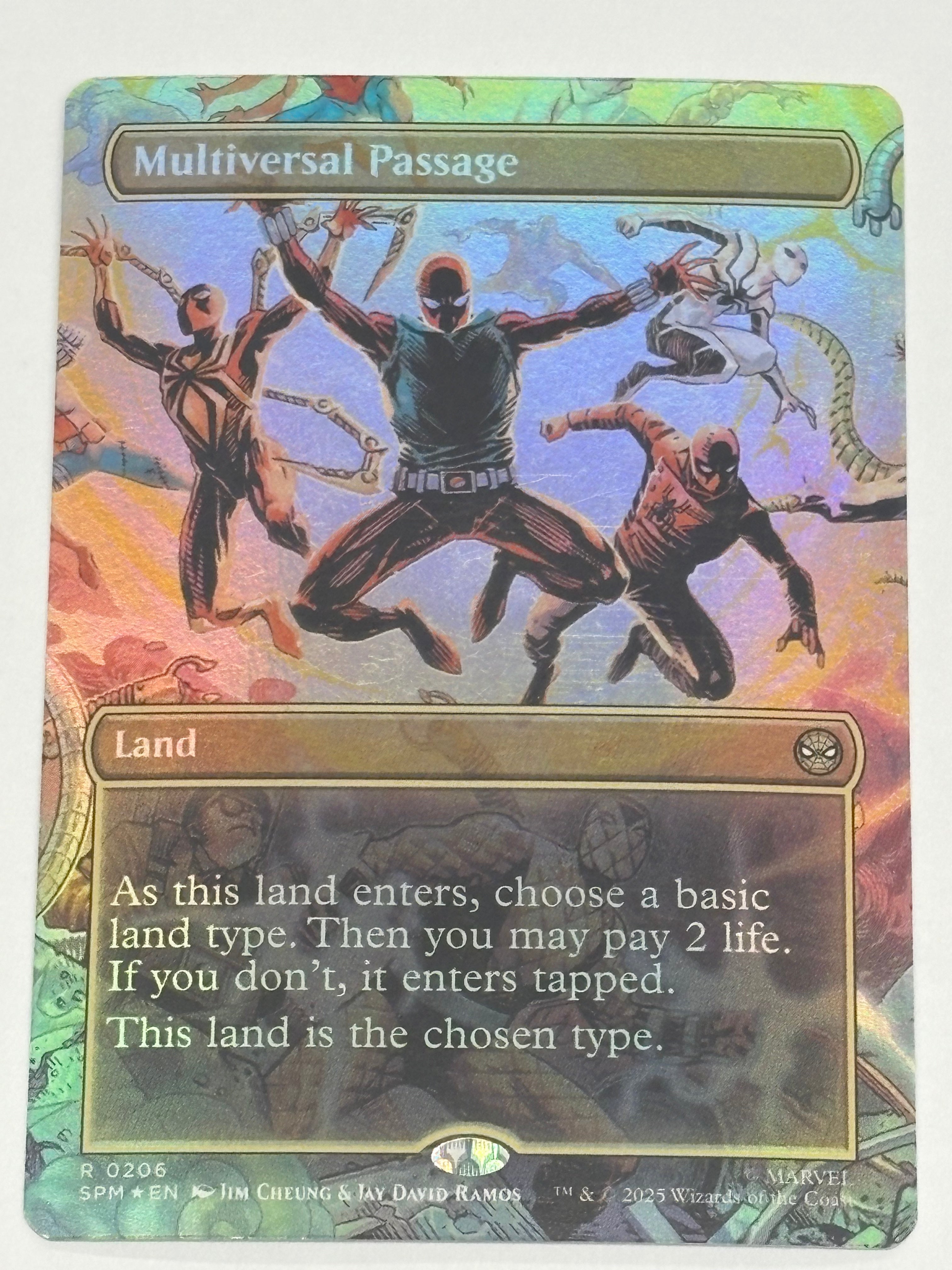 Magic The Gathering TCG - Marvel’s Spider-Man Multiversal Passage (Borderless Foil) 206 NM