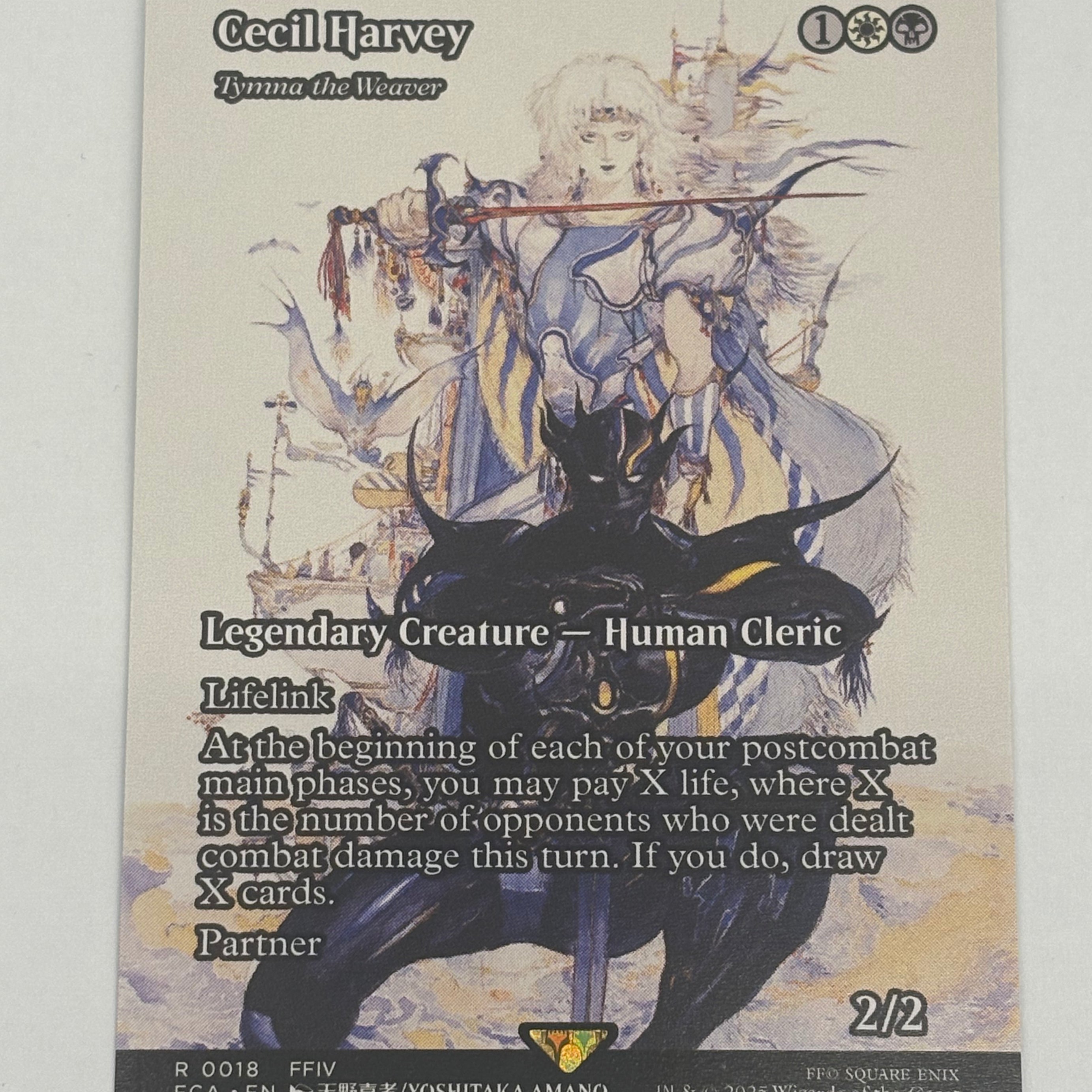 Magic The Gathering TCG - Final Fantasy: Through the Ages Tymna the Weaver Cecil Harvey 18 NM