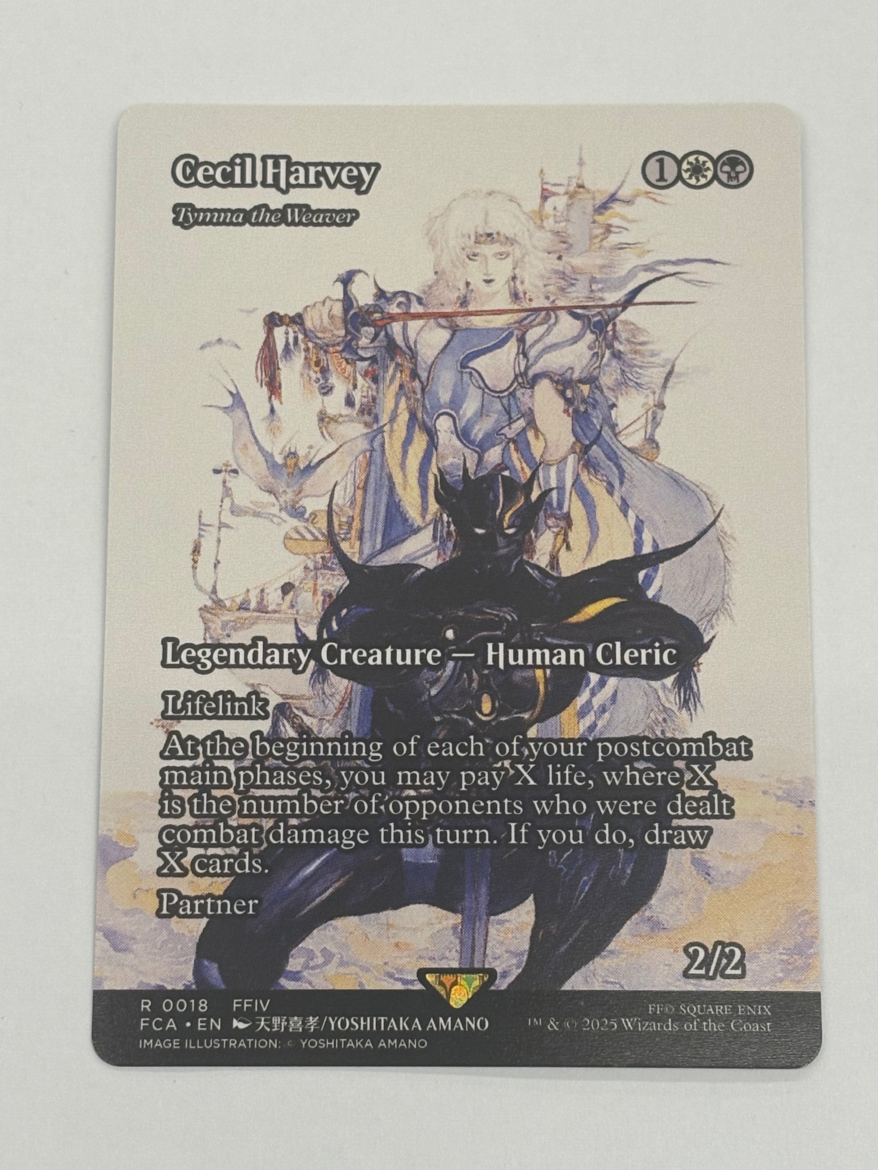 Magic The Gathering TCG - Final Fantasy: Through the Ages Tymna the Weaver Cecil Harvey 18 NM