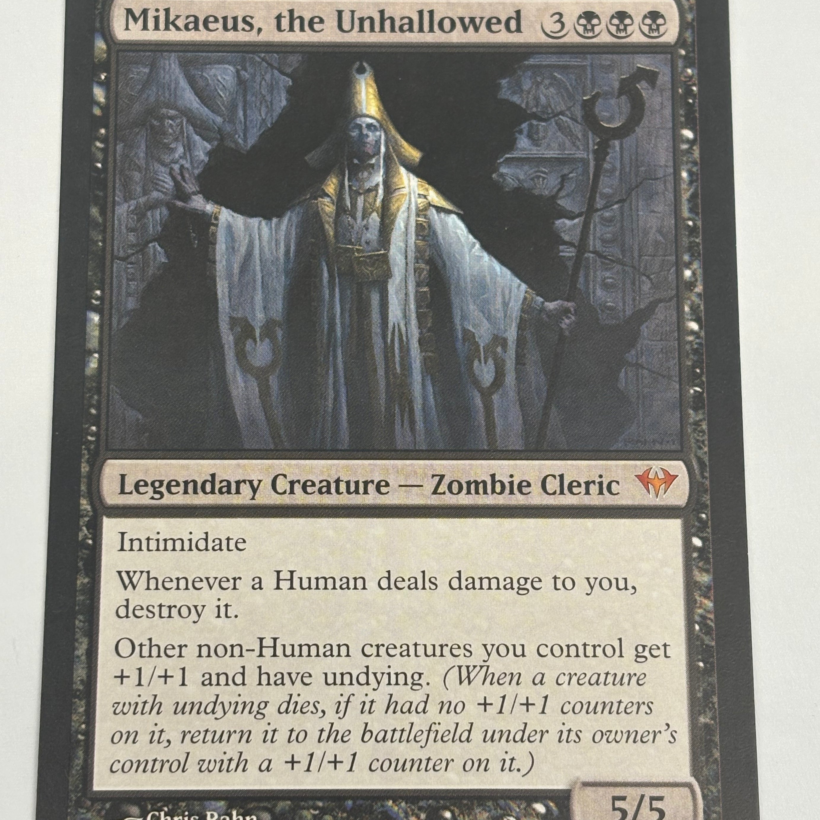 Magic The Gathering TCG - Dark Ascension Mikaeus, the Unhallowed 70/158 NM