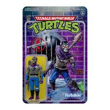 Super 7 Reaction Figures Teenage Mutant Ninja Turtles Busted Foot Soldier 3.75 Inch Action Figure