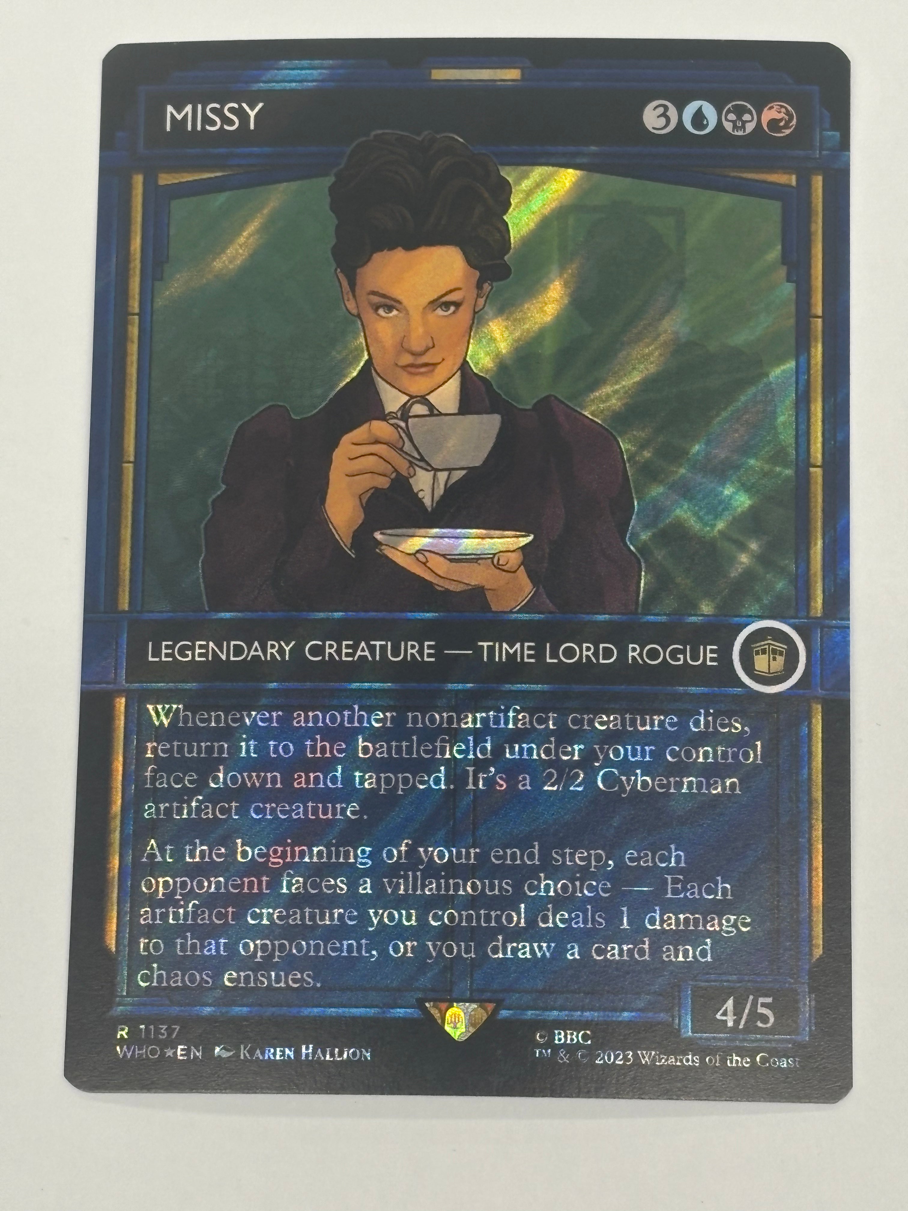 Magic The Gathering TCG - Doctor Who Missy (Showcase Surge Foil) 1137 NM