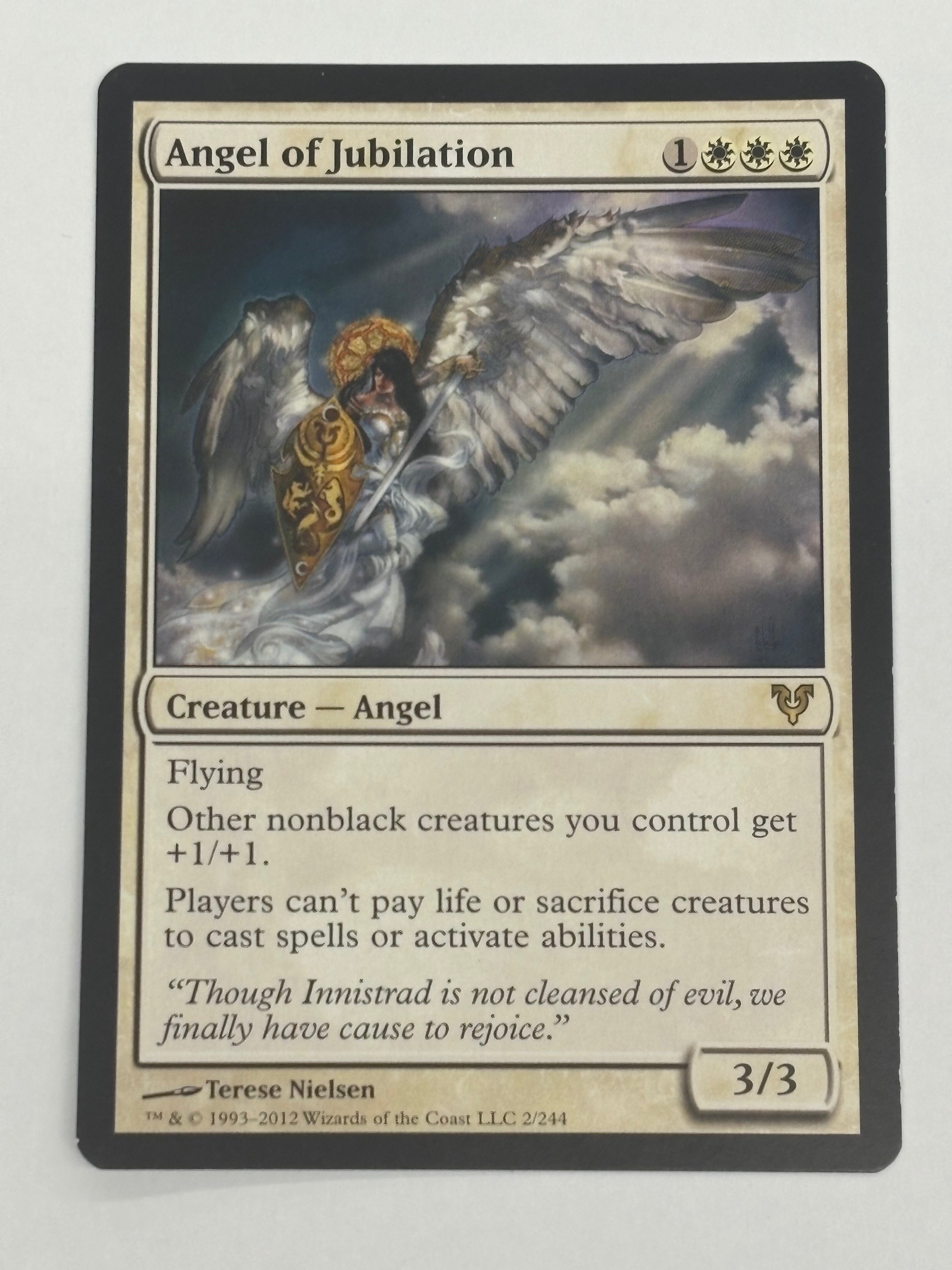 Magic The Gathering TCG - Innistrad Angel of Jubilation 2/244 NM