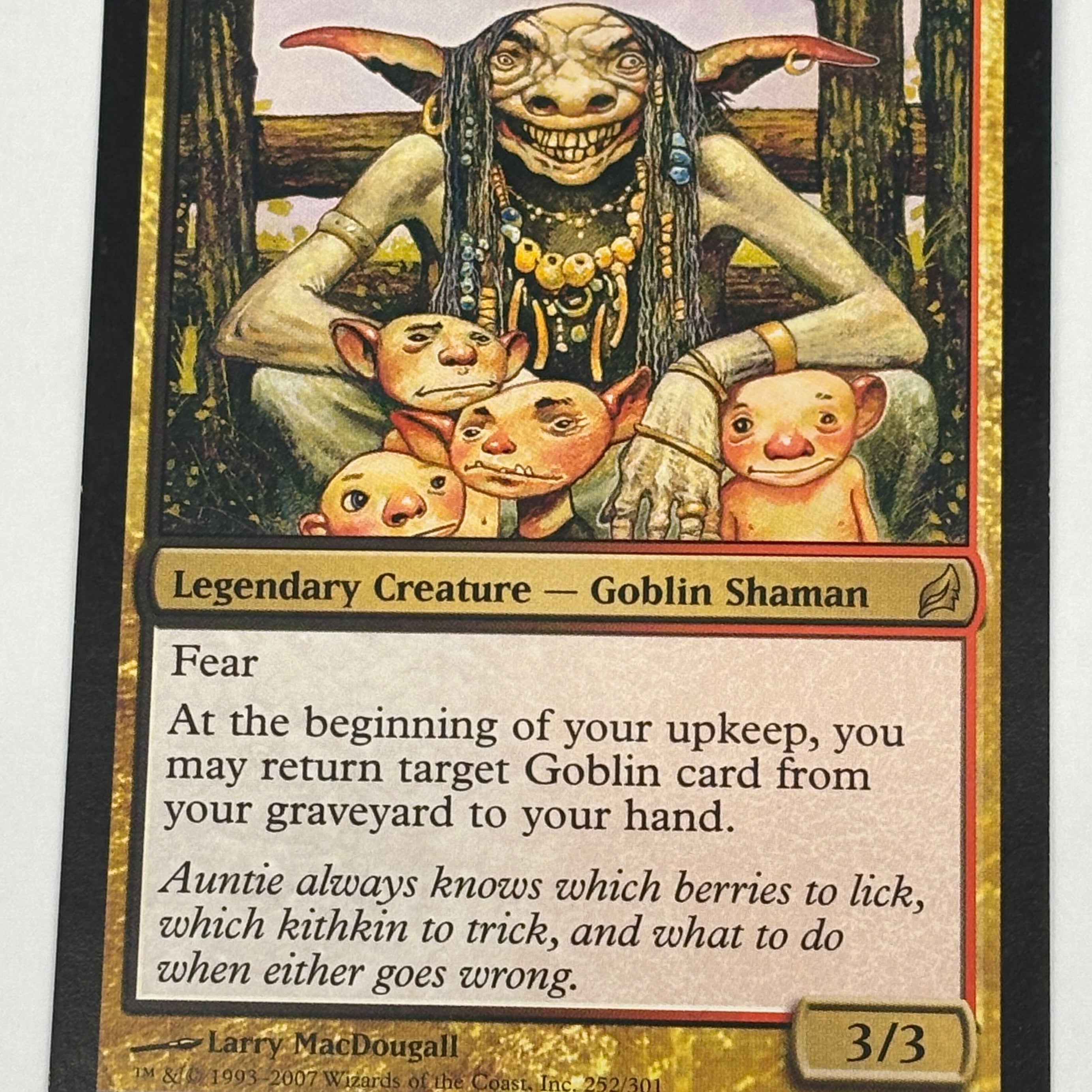 Magic The Gathering TCG - Lorwyn Wort, Boggart Auntie 252/301 NM