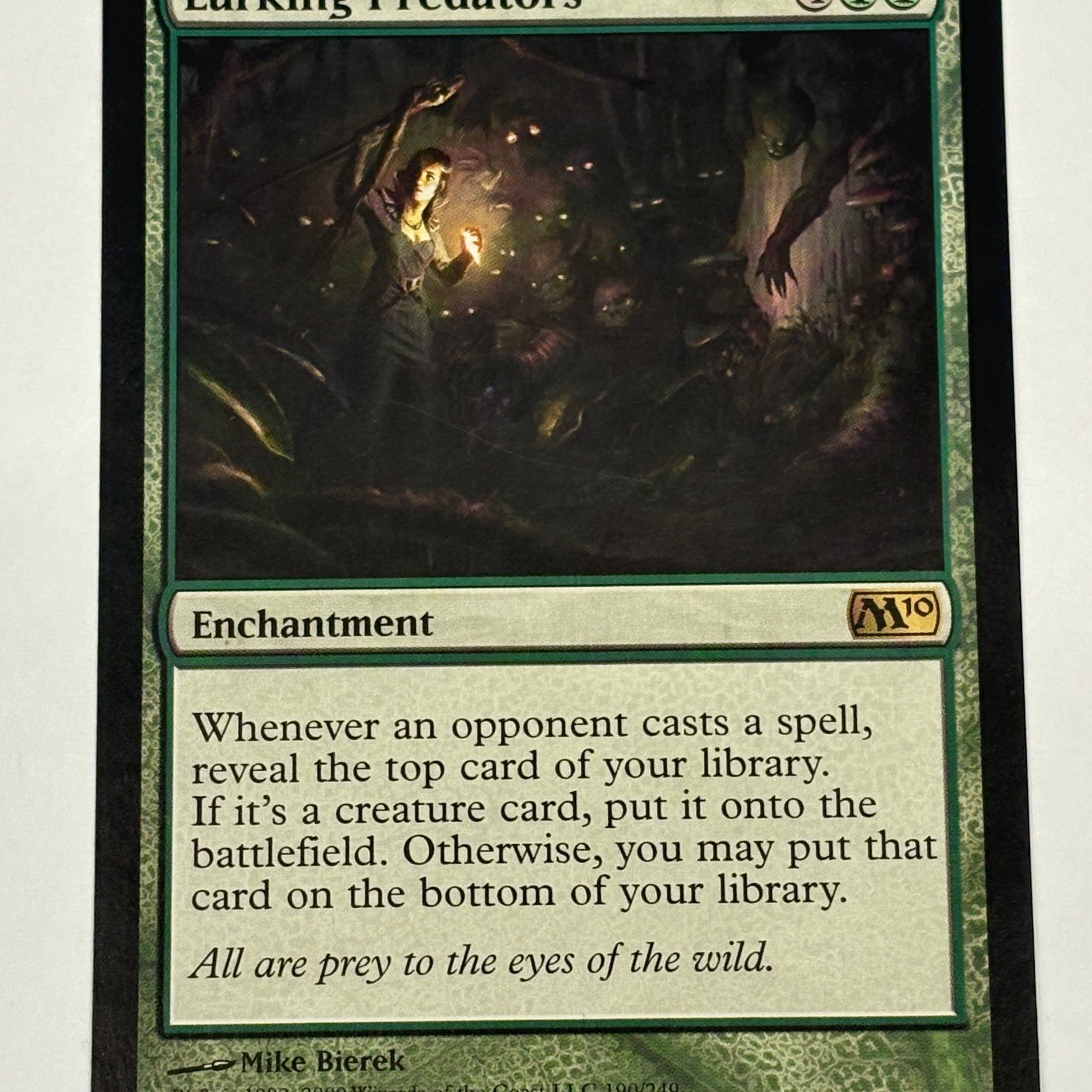Magic The Gathering TCG - Magic 2010 Lurking Predators 190/249 NM