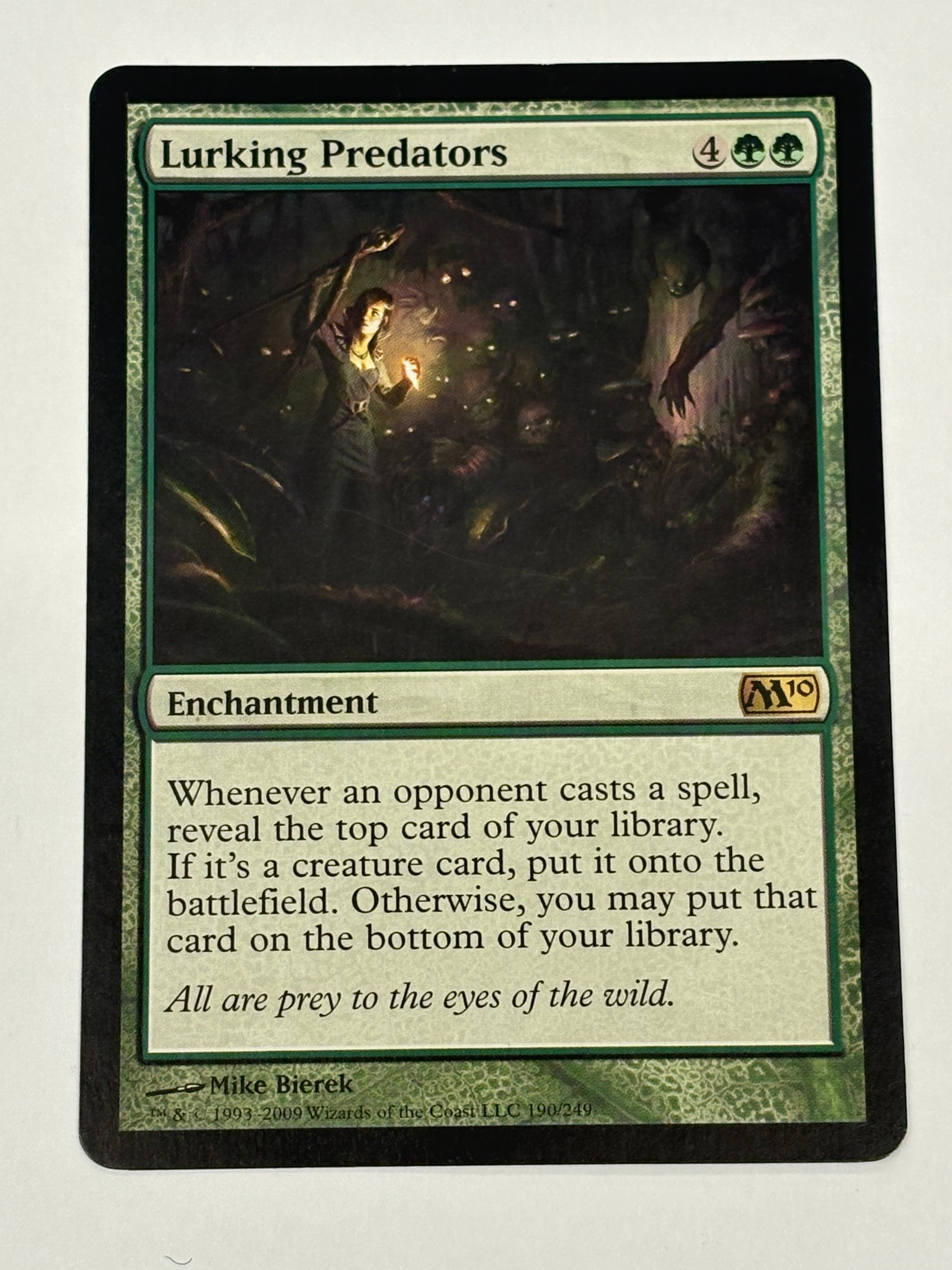 Magic The Gathering TCG - Magic 2010 Lurking Predators 190/249 NM