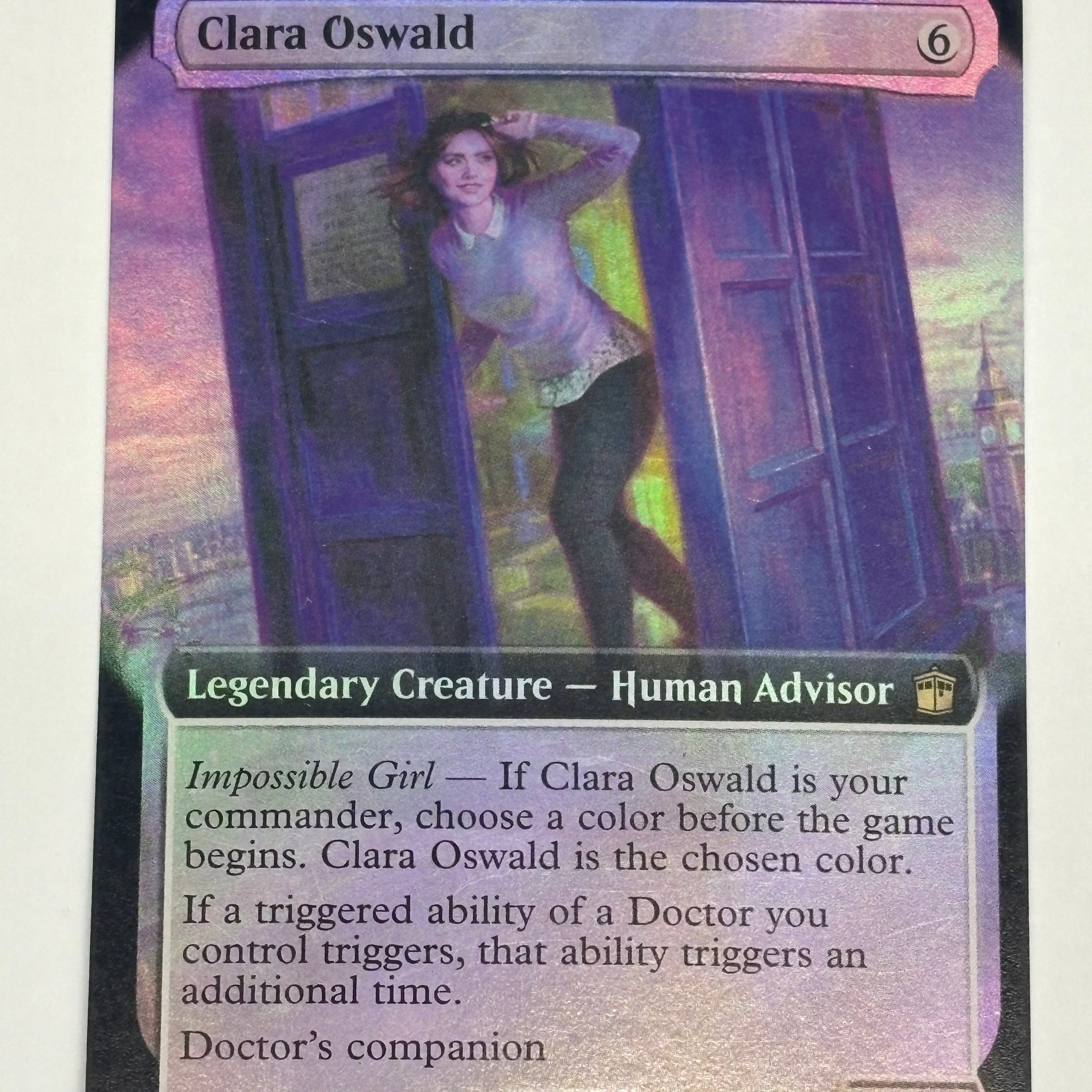 Magic The Gathering TCG - Doctor Who Clara Oswald 332 (Extended Art Foil) 332 NM