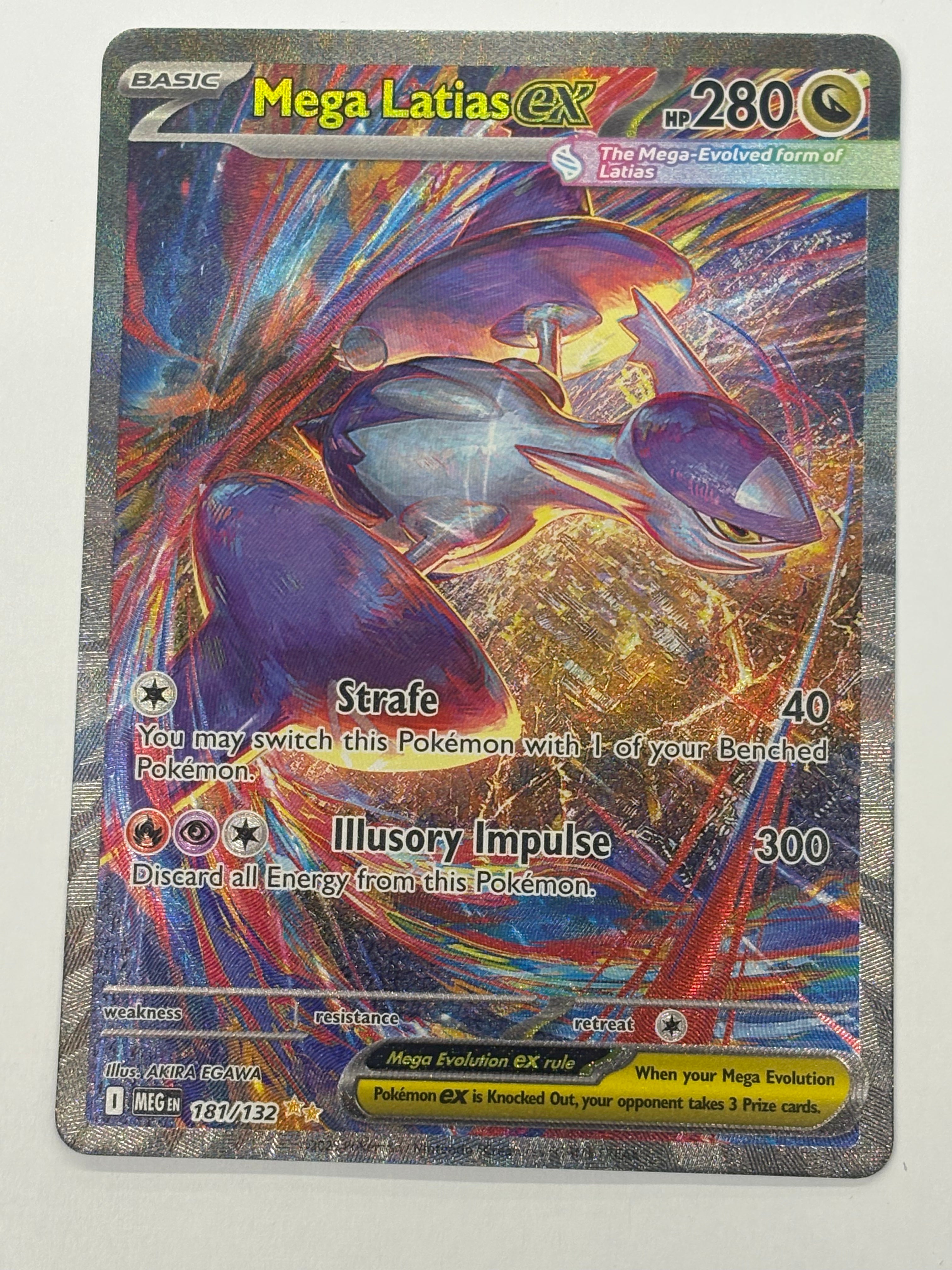 Pokémon TCG - Mega Evolution Mega Latias ex 181/132 NM