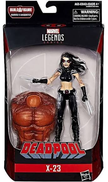 Hasbro Marvel Legends Series Deadpool X-23 BAF Sasquatch Action Figure