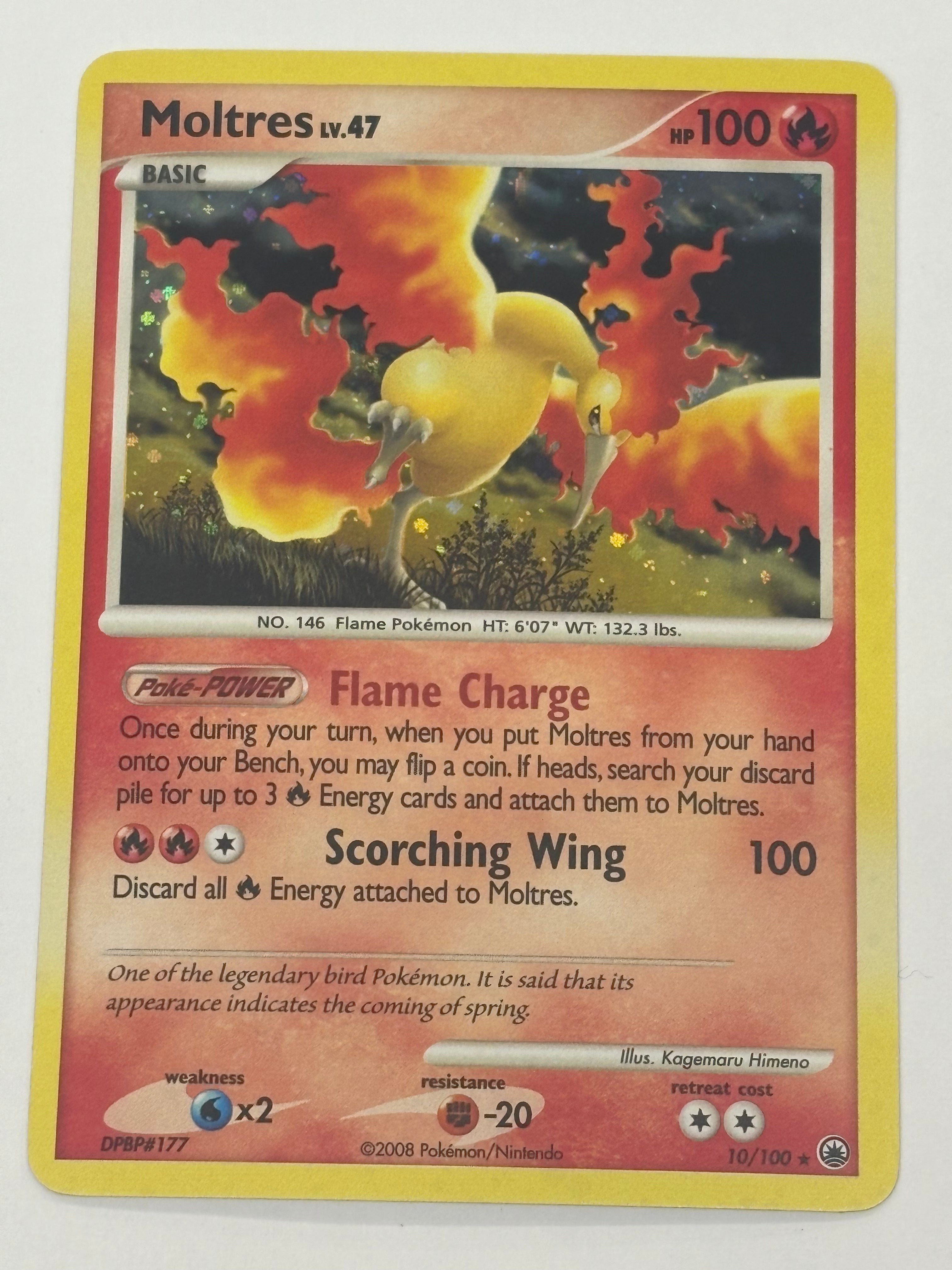 Pokémon TCG - Majestic Dawn Moltres 10/100 NM