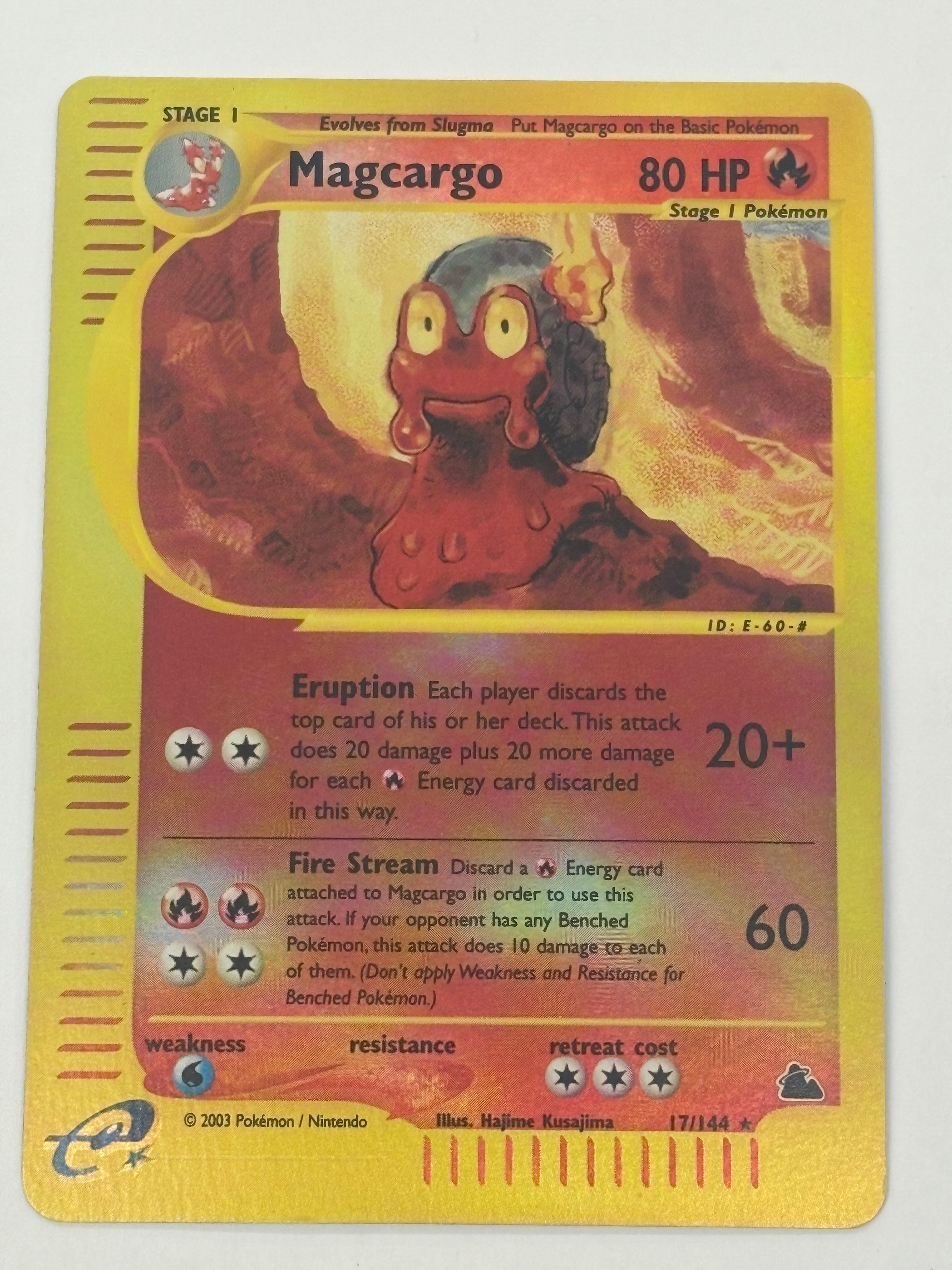 Pokémon TCG - Skyridge Magcargo (Reverse Holo) 17/144 NM